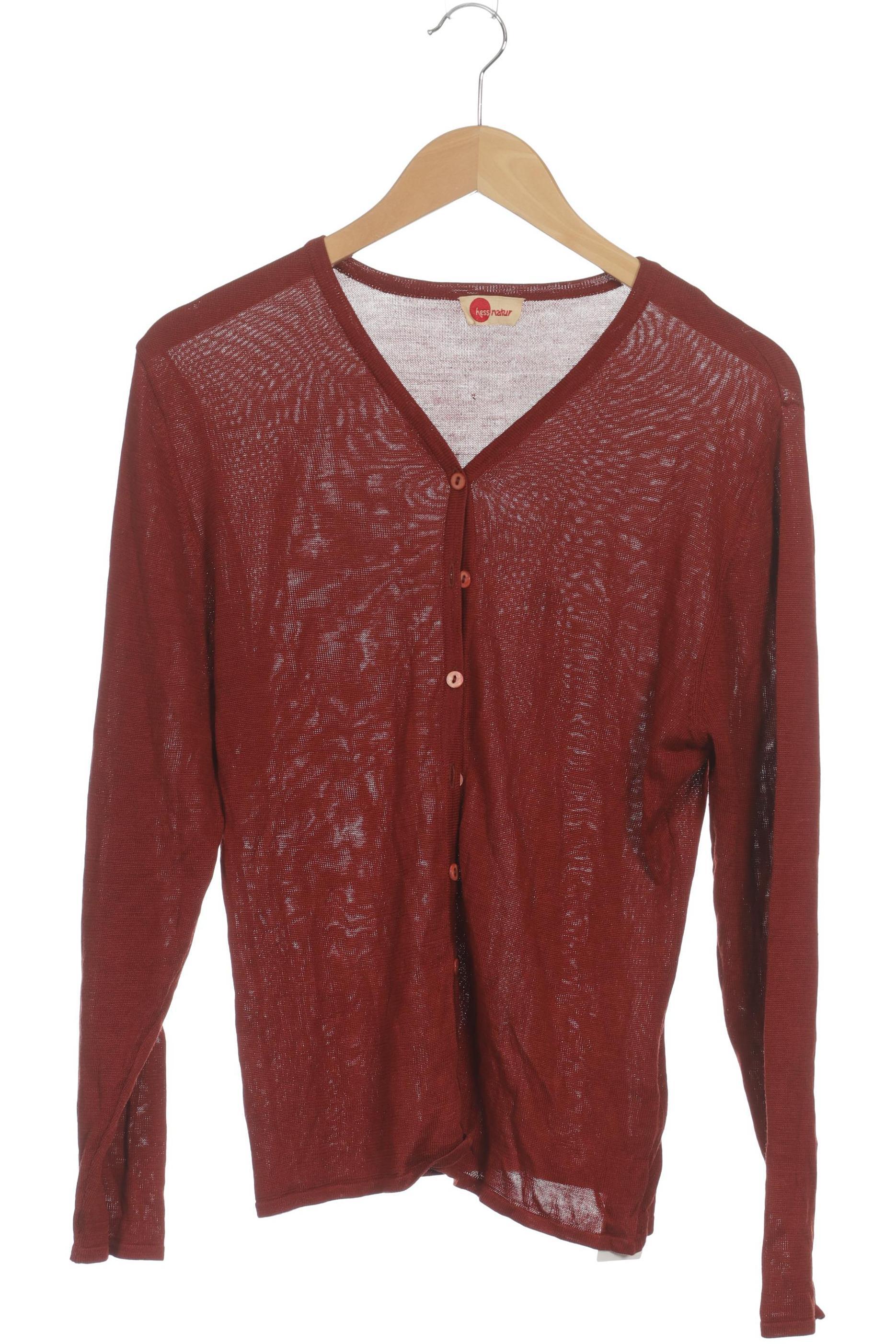 

hessnatur Damen Strickjacke, rot, Gr. 38