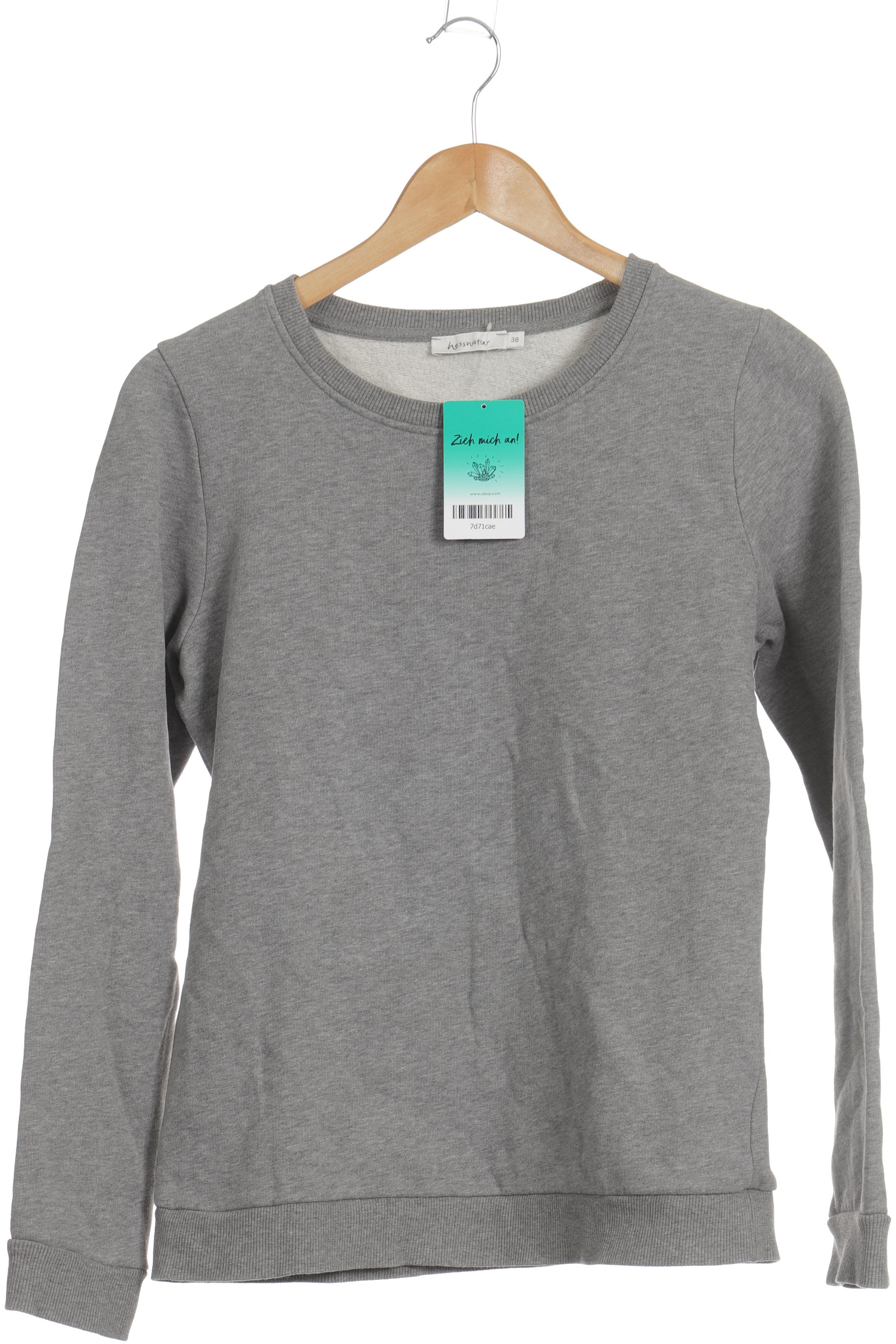 

hessnatur Damen Sweatshirt, grau, Gr. 38