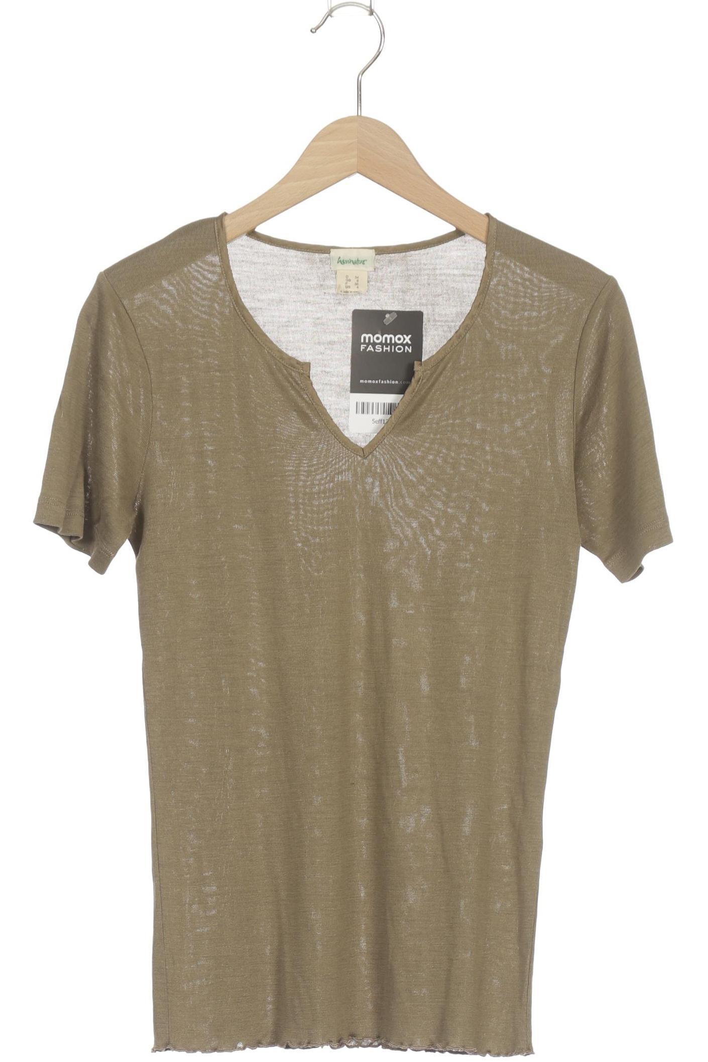 

hessnatur Damen T-Shirt, grün, Gr. 34