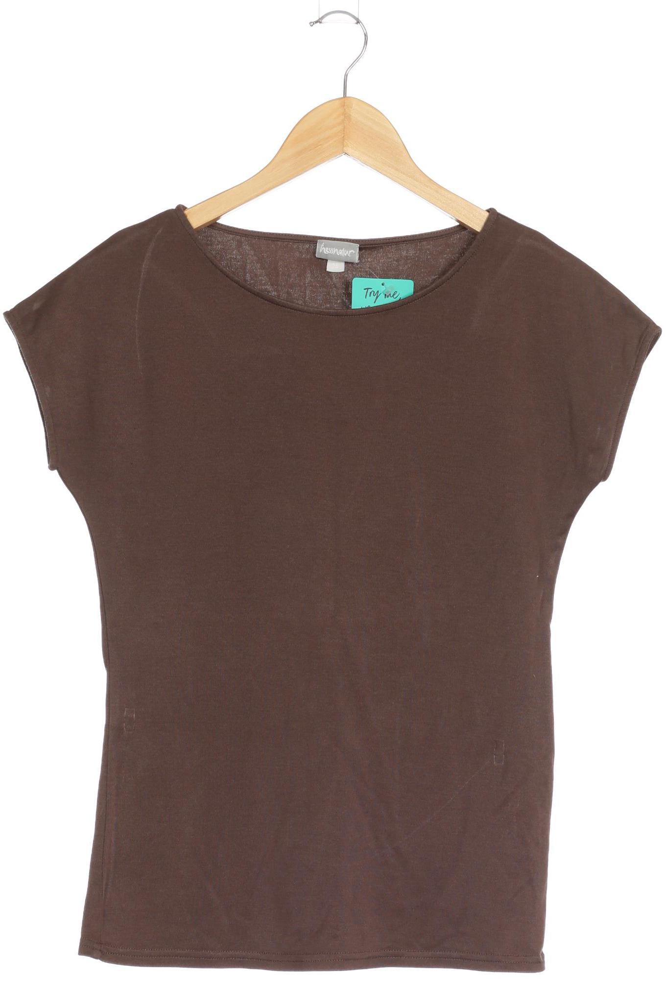 

hessnatur Damen T-Shirt, braun, Gr. 36