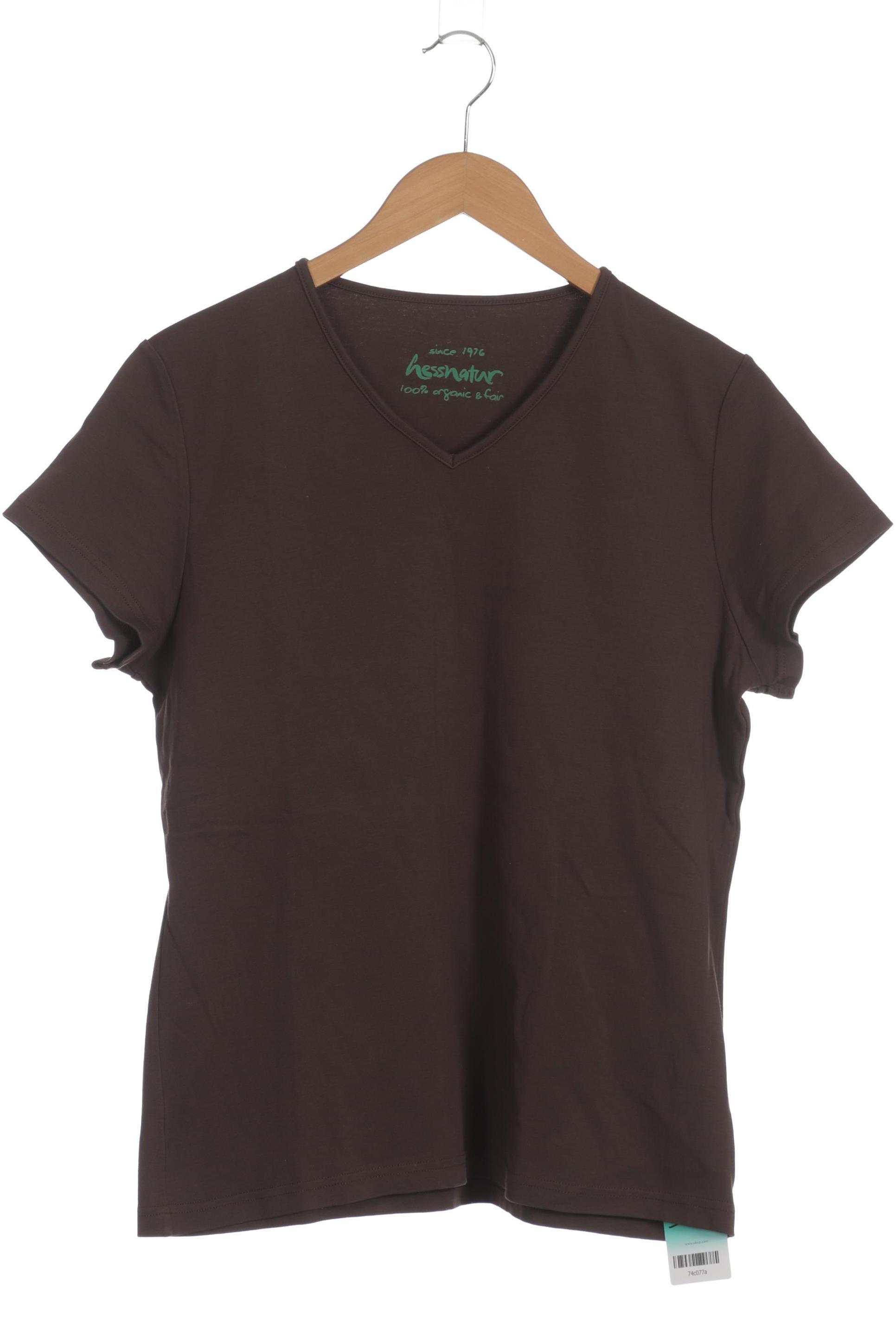 

hessnatur Damen T-Shirt, braun, Gr.