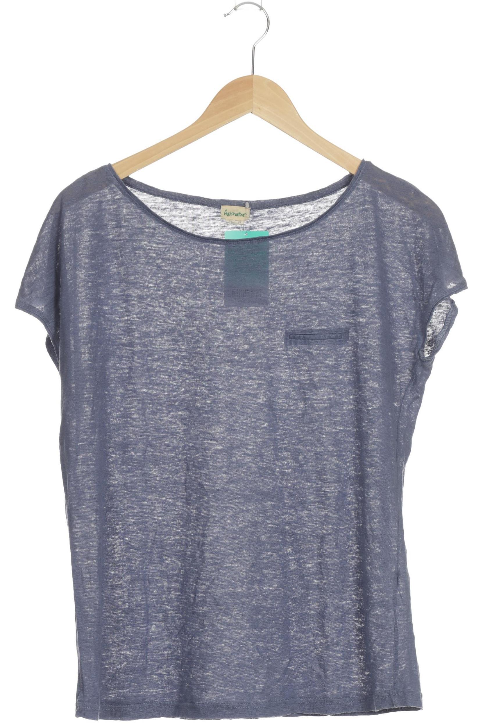 

hessnatur Damen T-Shirt, blau, Gr. 36