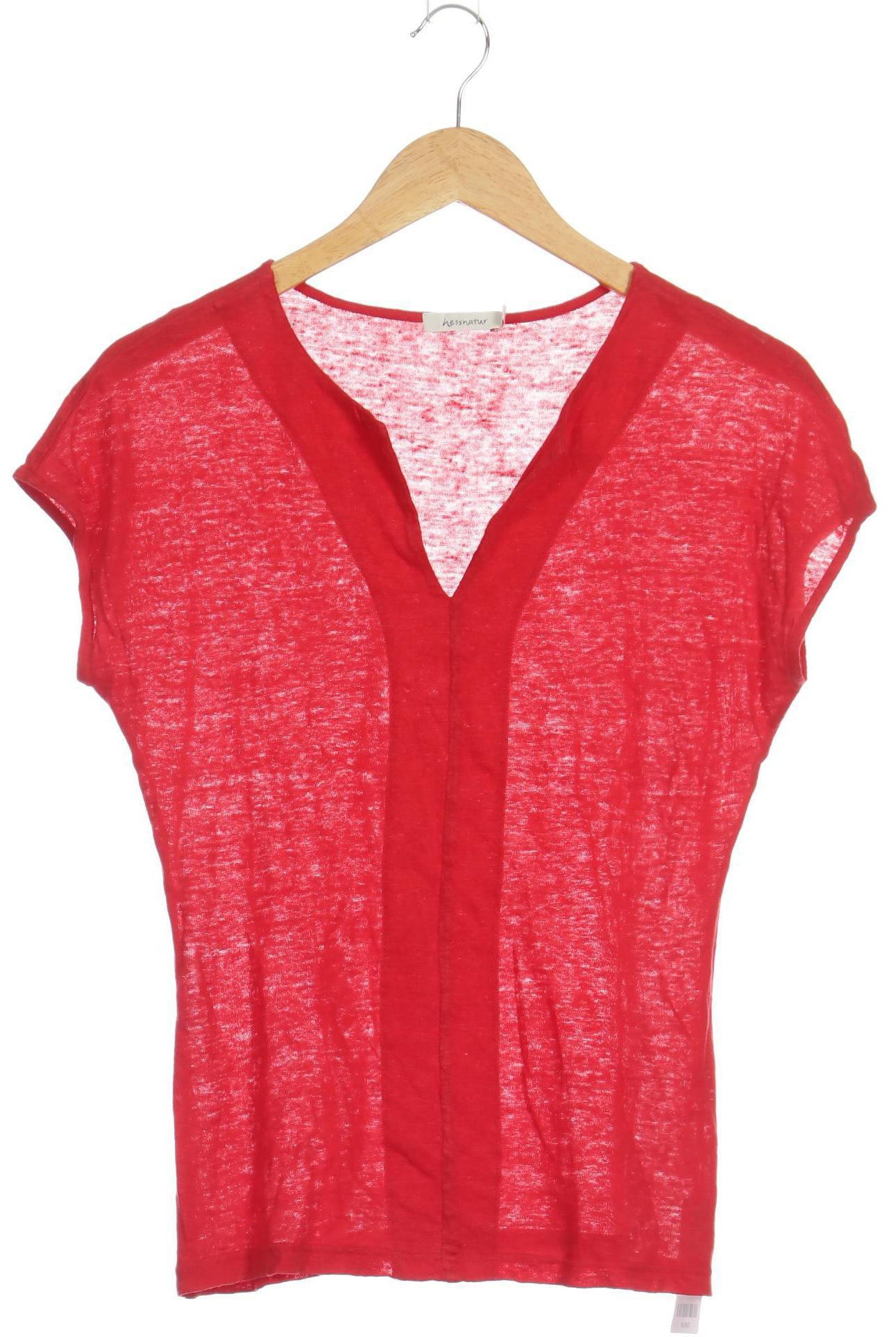 

hessnatur Damen T-Shirt, rot, Gr. 36