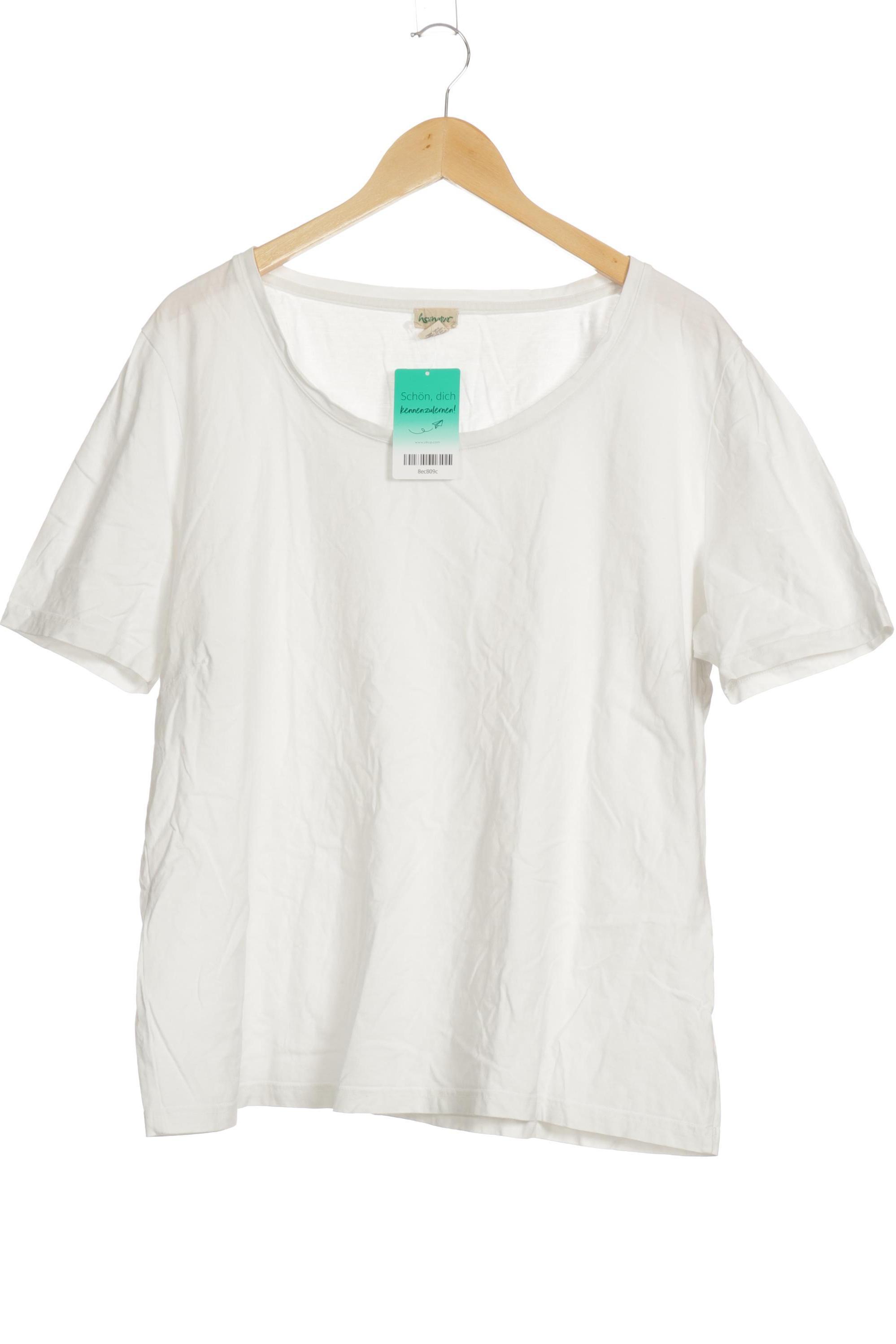 

hessnatur Damen T-Shirt, weiß, Gr. 48