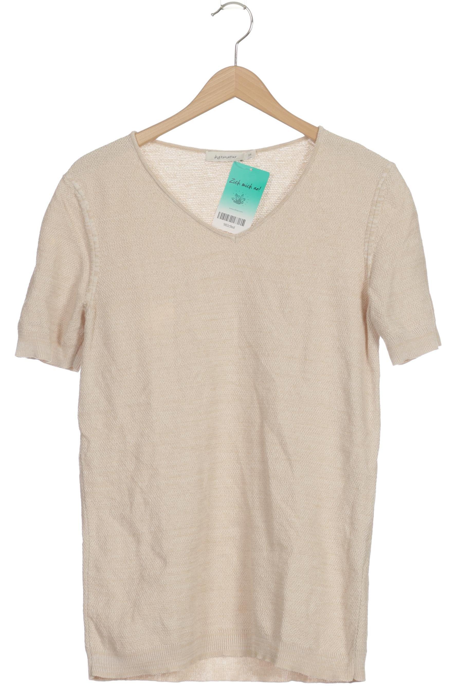 

hessnatur Damen T-Shirt, beige, Gr. 34
