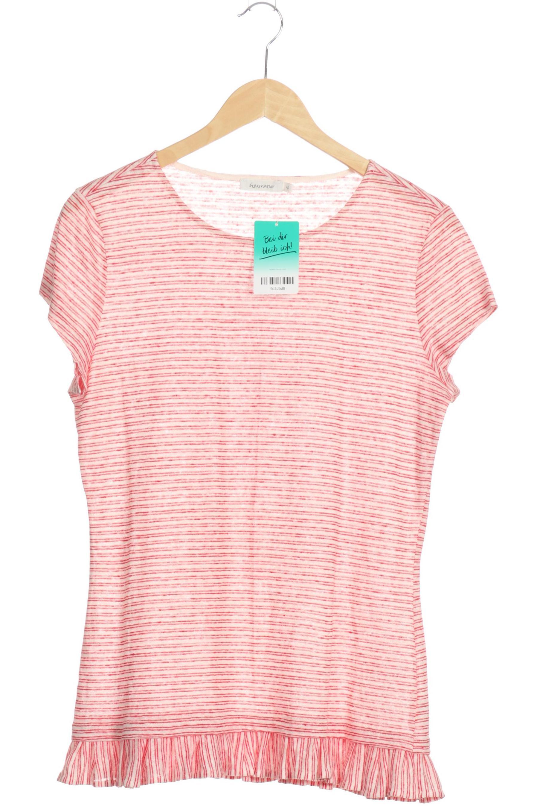 

hessnatur Damen T-Shirt, rot, Gr. 40