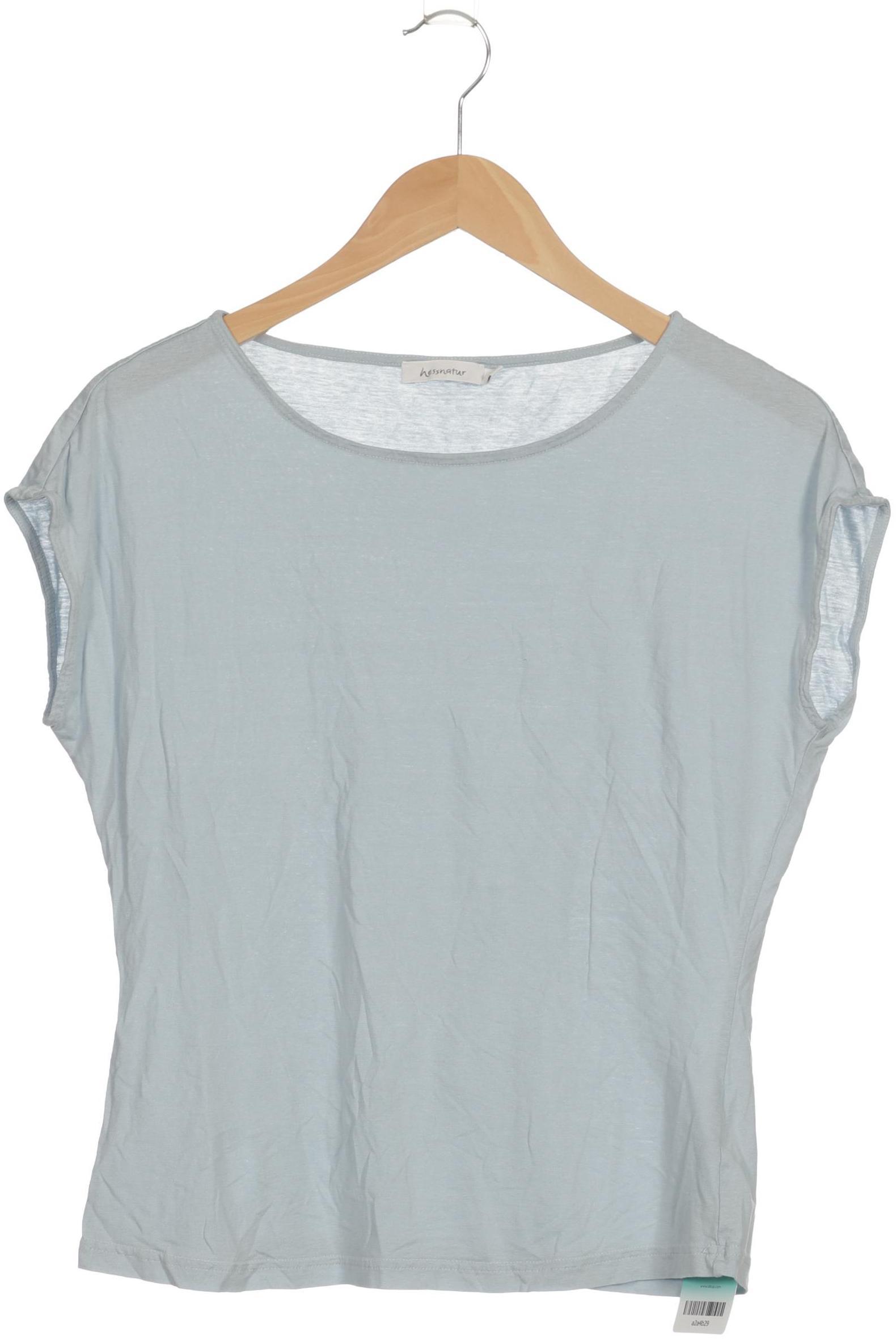 

hessnatur Damen T-Shirt, blau, Gr. 38