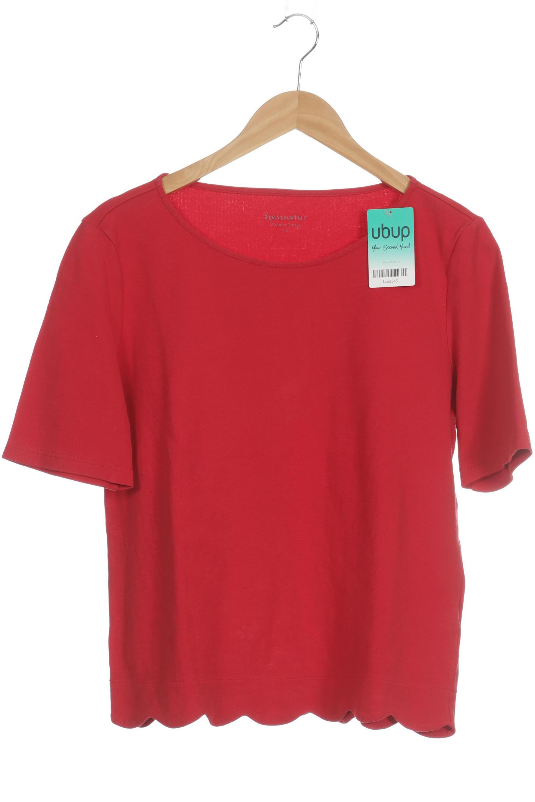 

hessnatur Damen T-Shirt, rot, Gr. 42