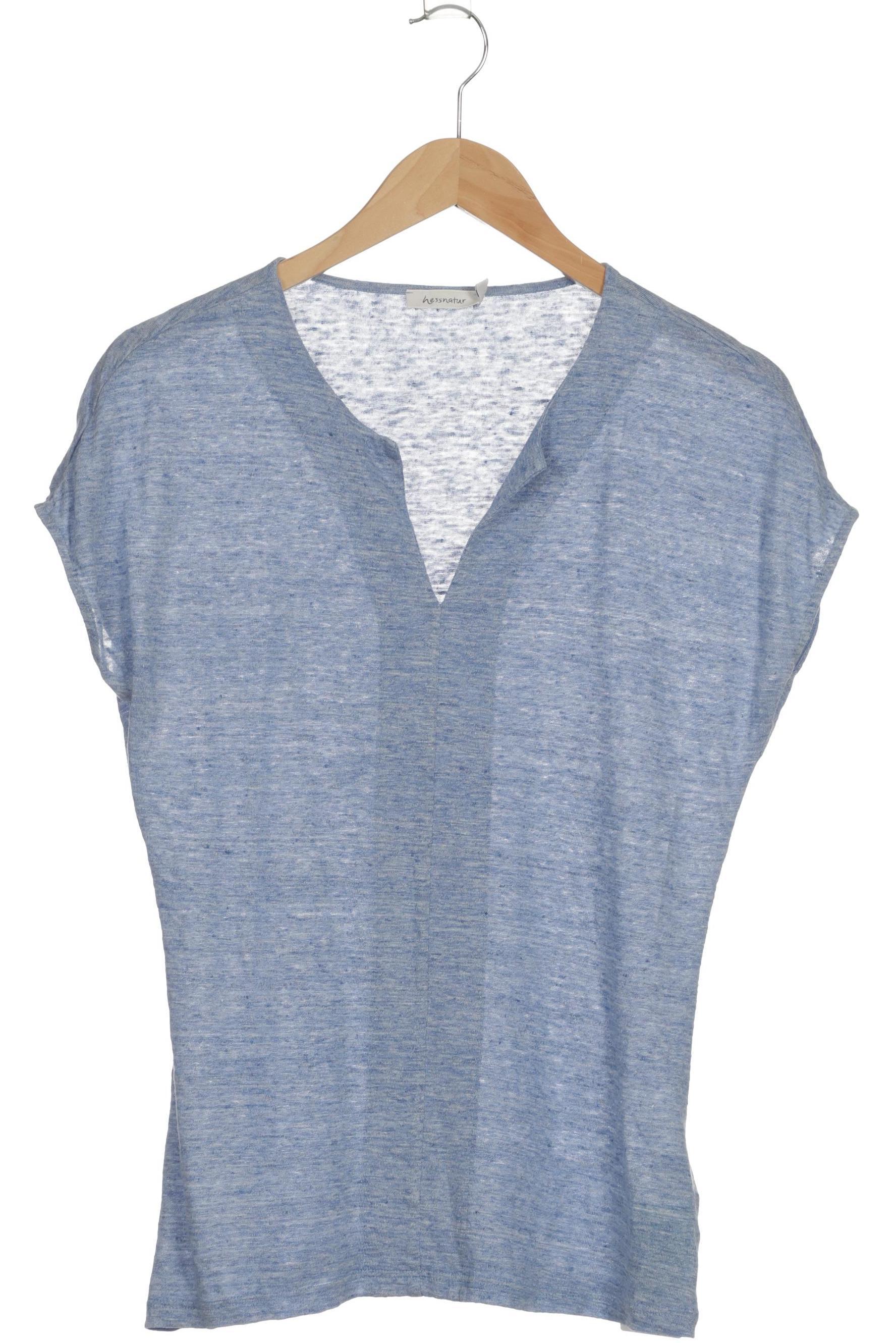 

hessnatur Damen T-Shirt, blau, Gr. 40