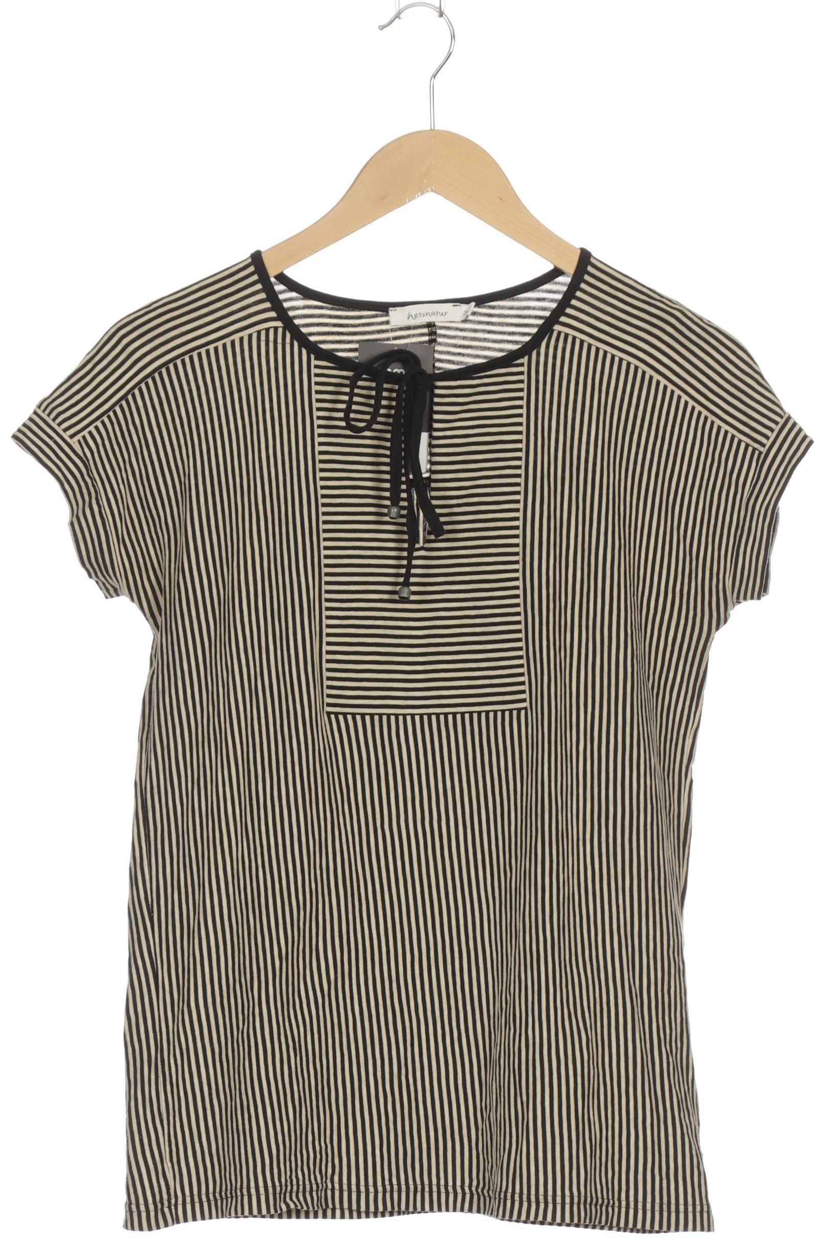 

hessnatur Damen T-Shirt, schwarz, Gr. 36