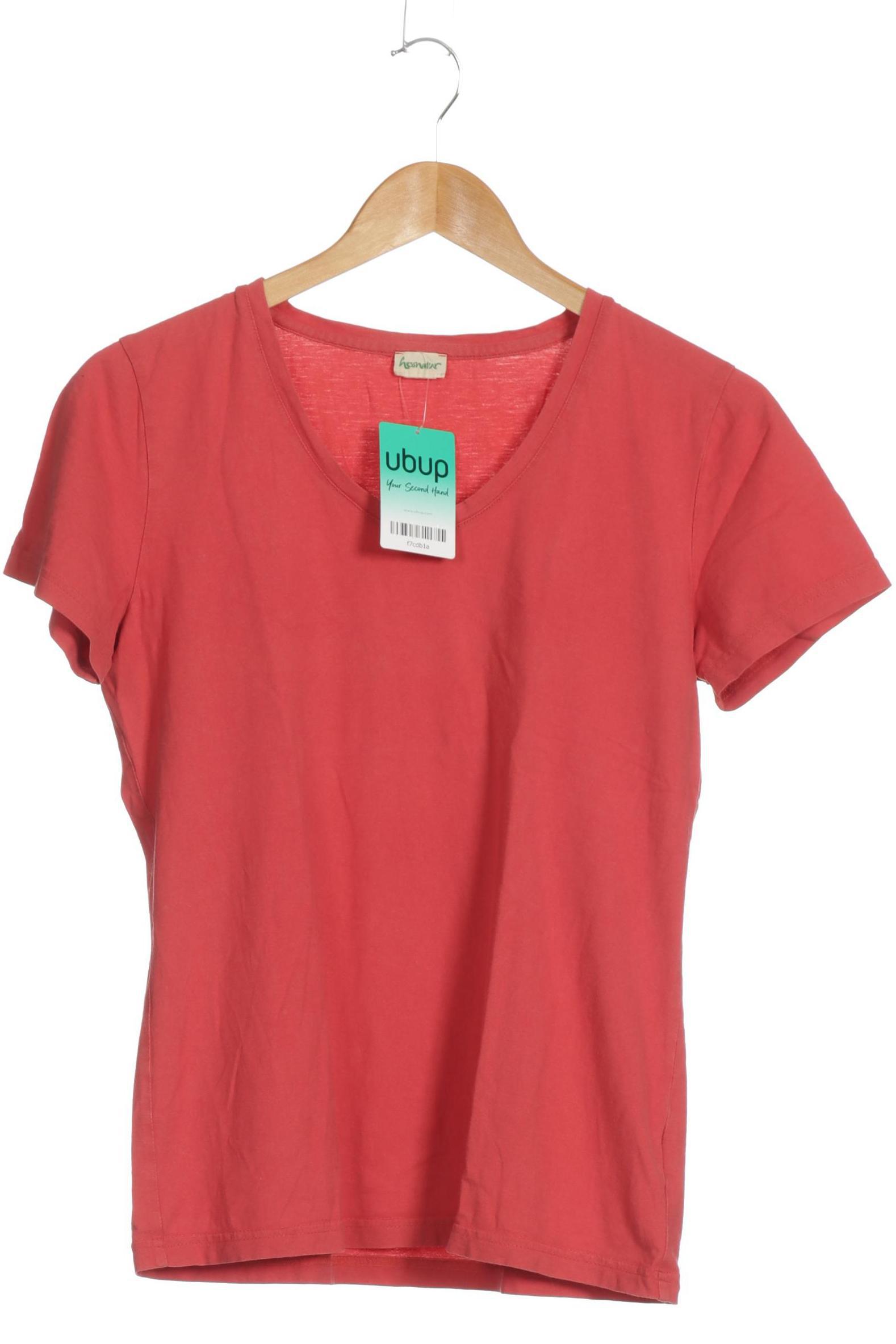 

hessnatur Damen T-Shirt, rot, Gr. 36
