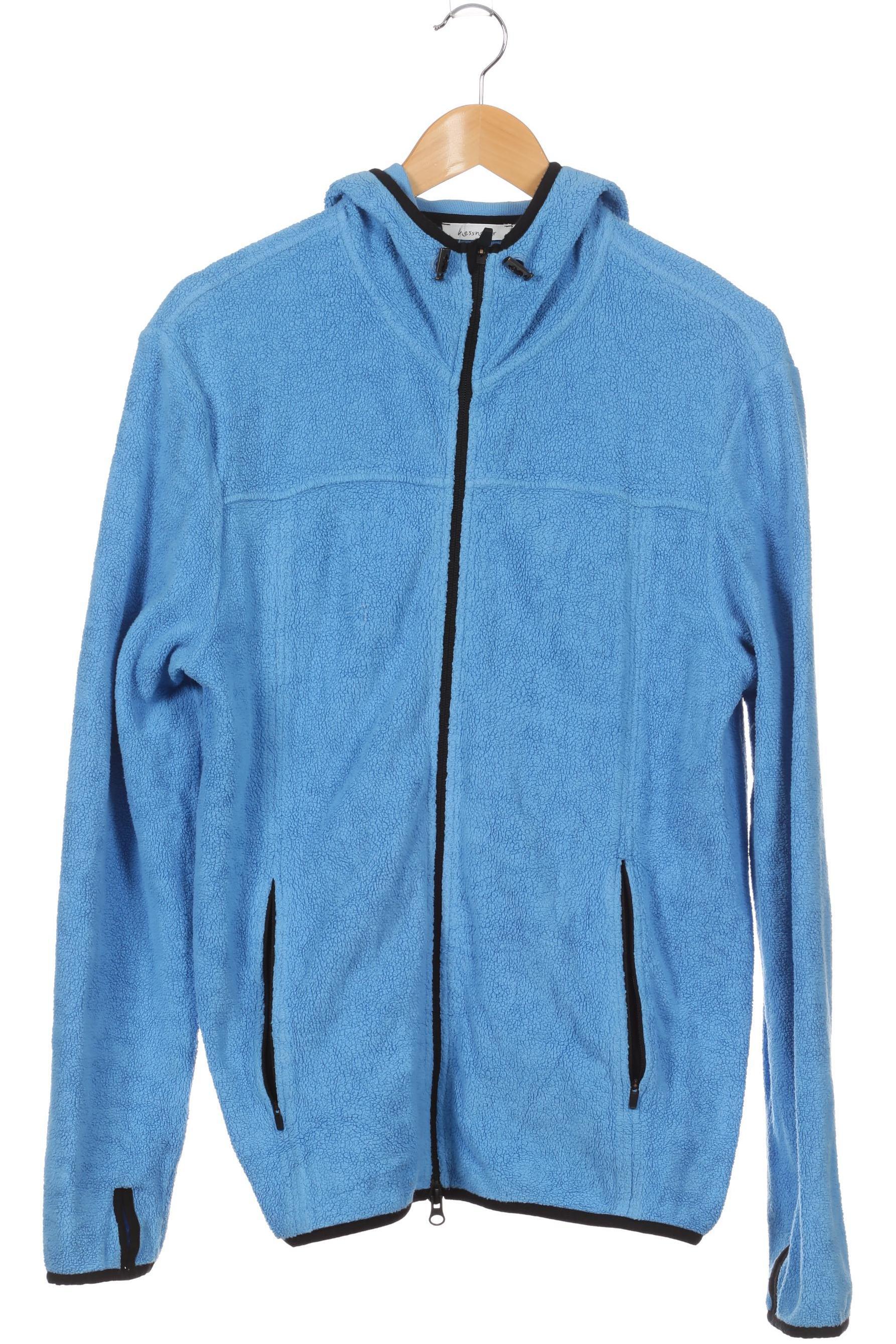 

hessnatur Herren Kapuzenpullover, blau, Gr. 48