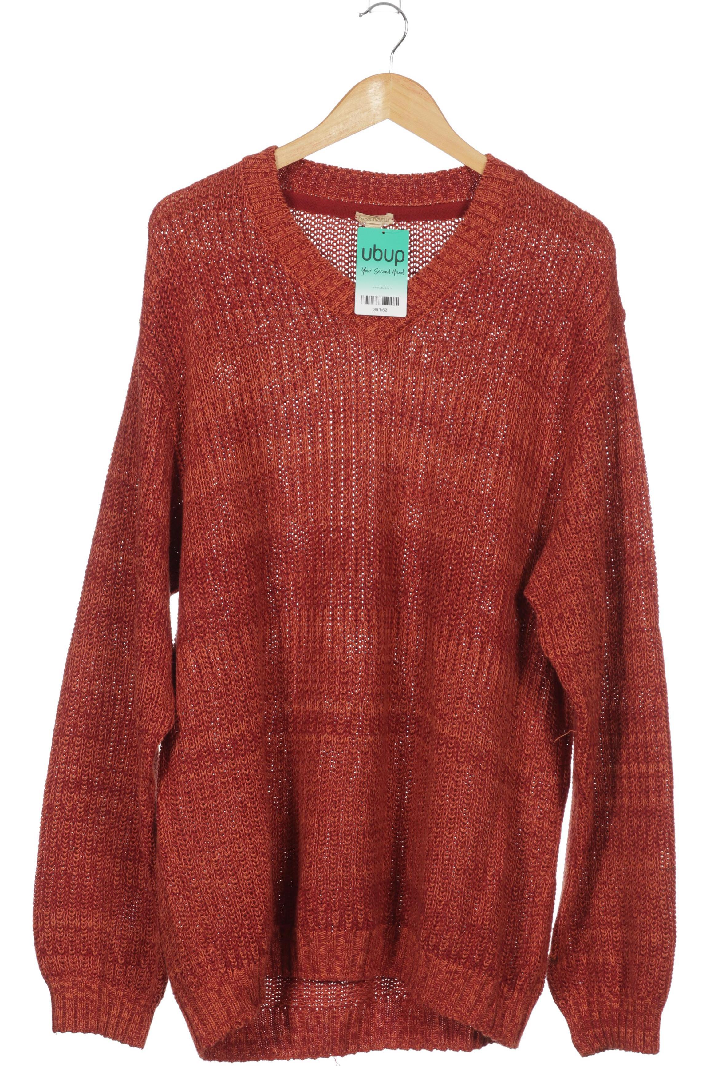 

hessnatur Herren Pullover, orange, Gr. 54
