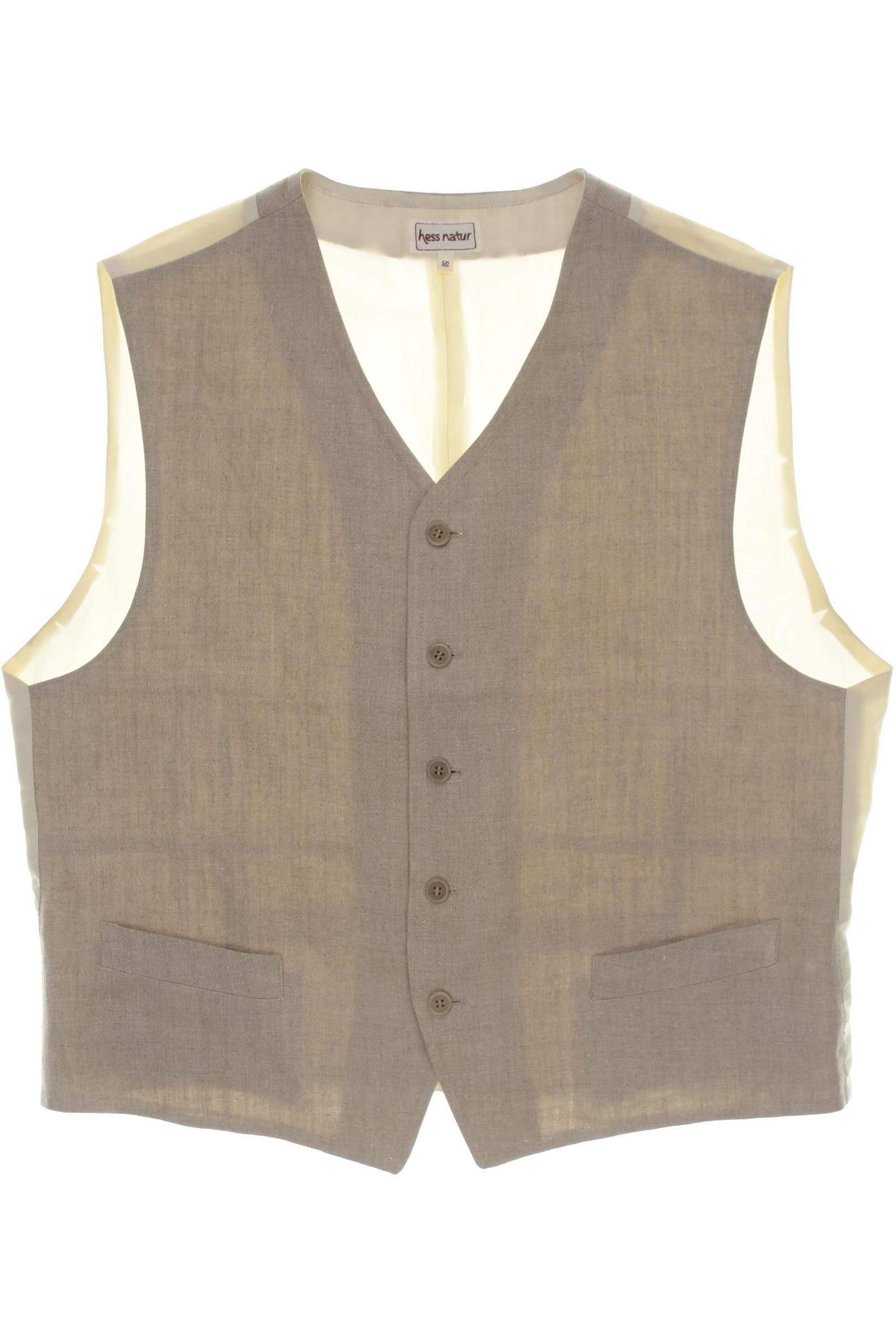 Thumbnail - hessnatur Herren Weste, beige, Gr. 50