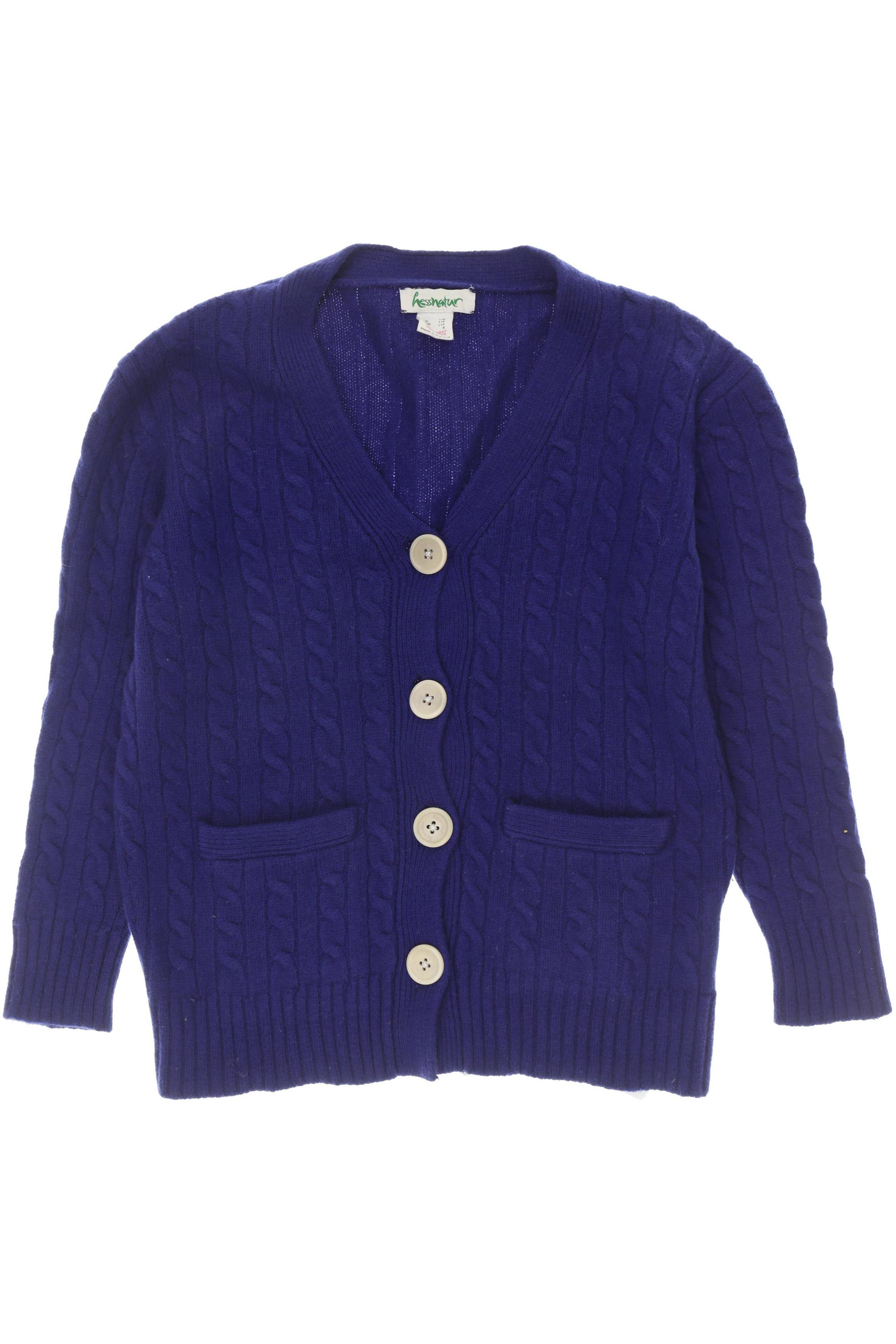 

hessnatur Mädchen Strickjacke, blau, Gr. 116