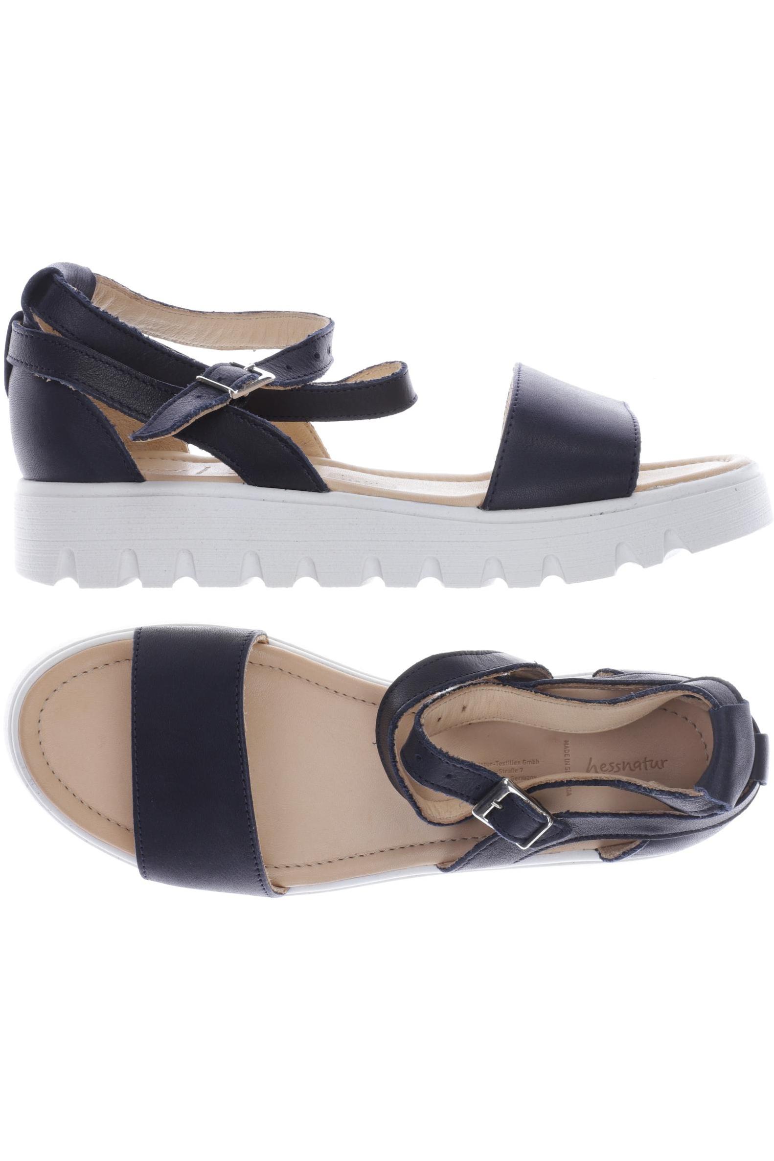 

Hess Natur Damen Sandale, marineblau