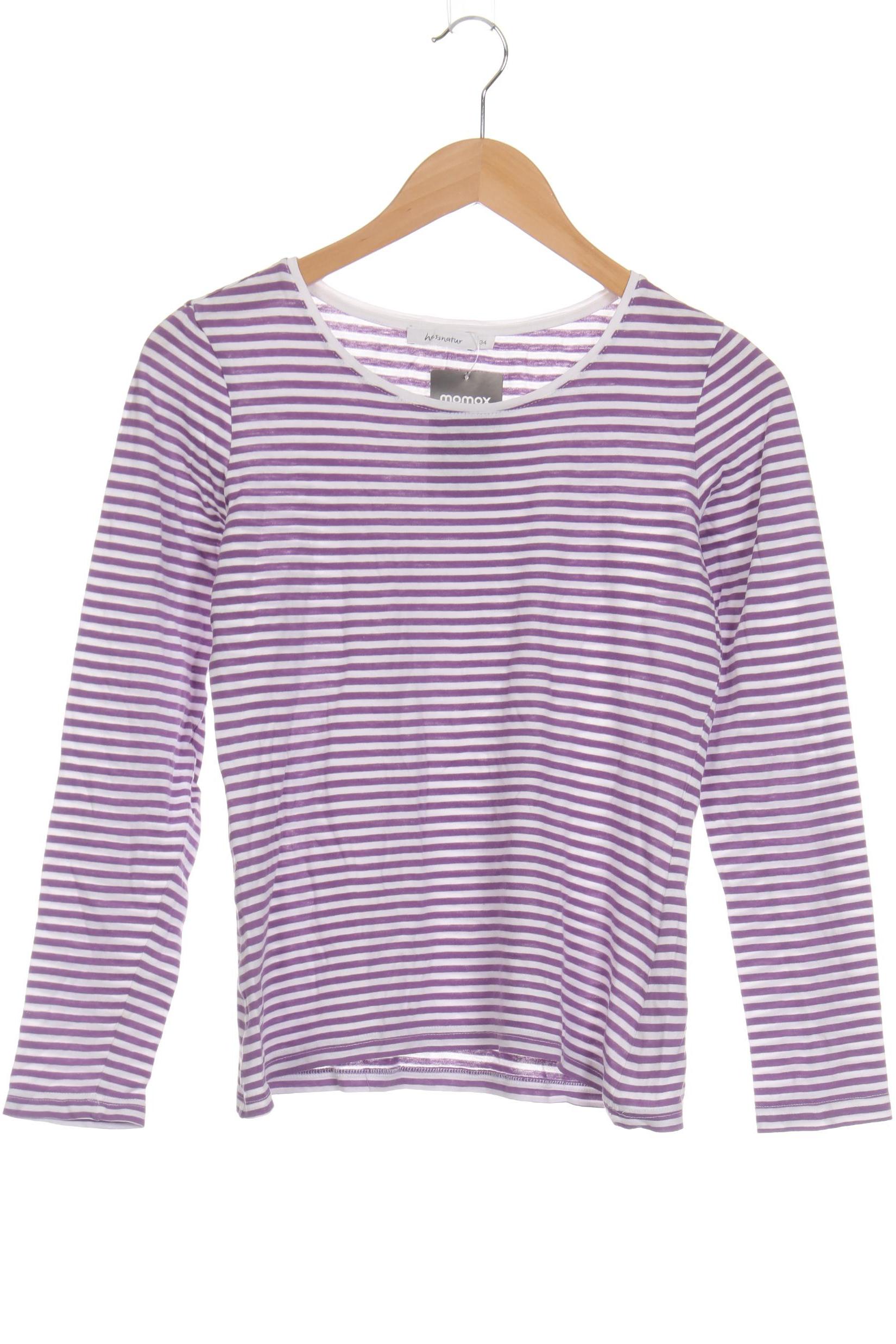 

hessnatur Damen Langarmshirt, flieder, Gr. 34