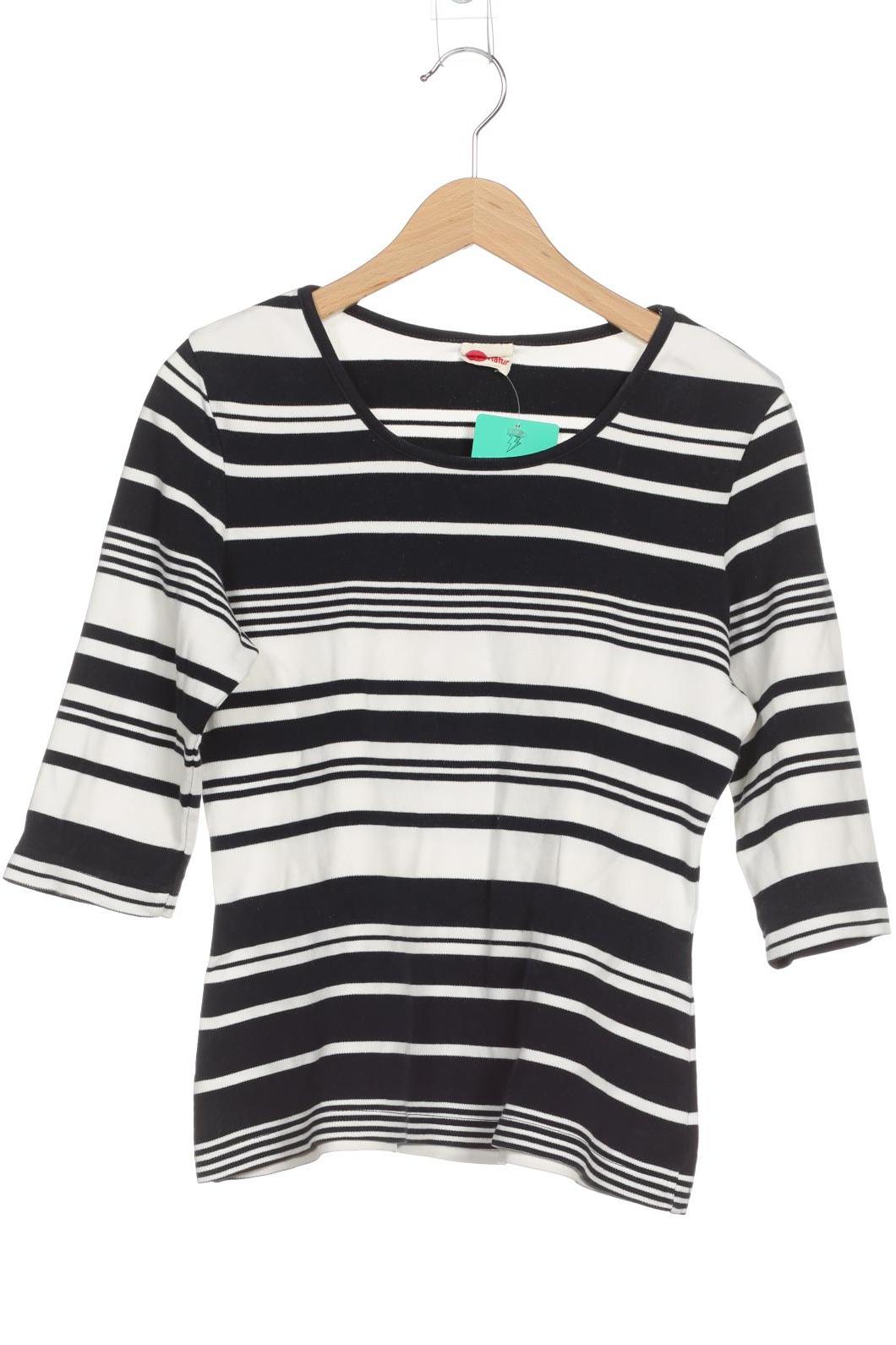 

hessnatur Damen Langarmshirt, blau, Gr. 36