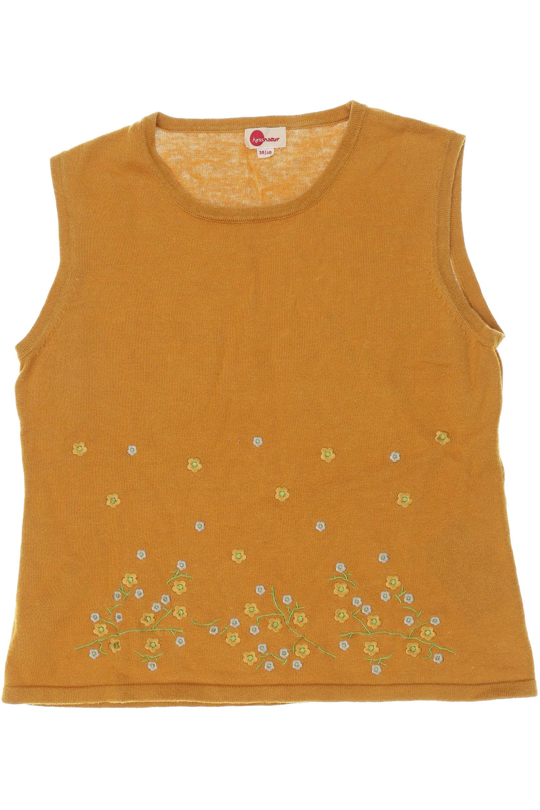 

hessnatur Damen Pullover, orange, Gr. 38