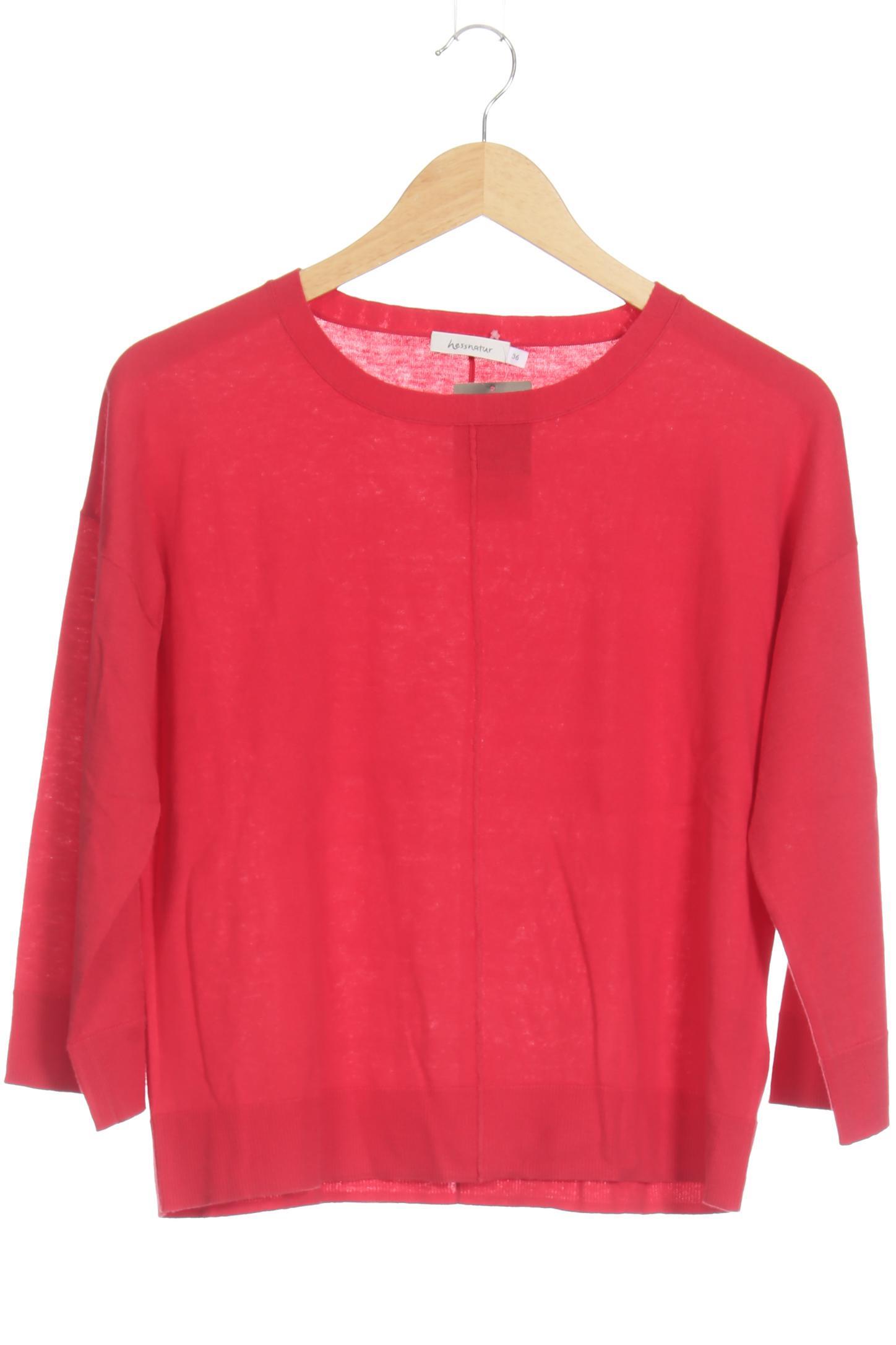 

hessnatur Damen Pullover, rot, Gr. 36