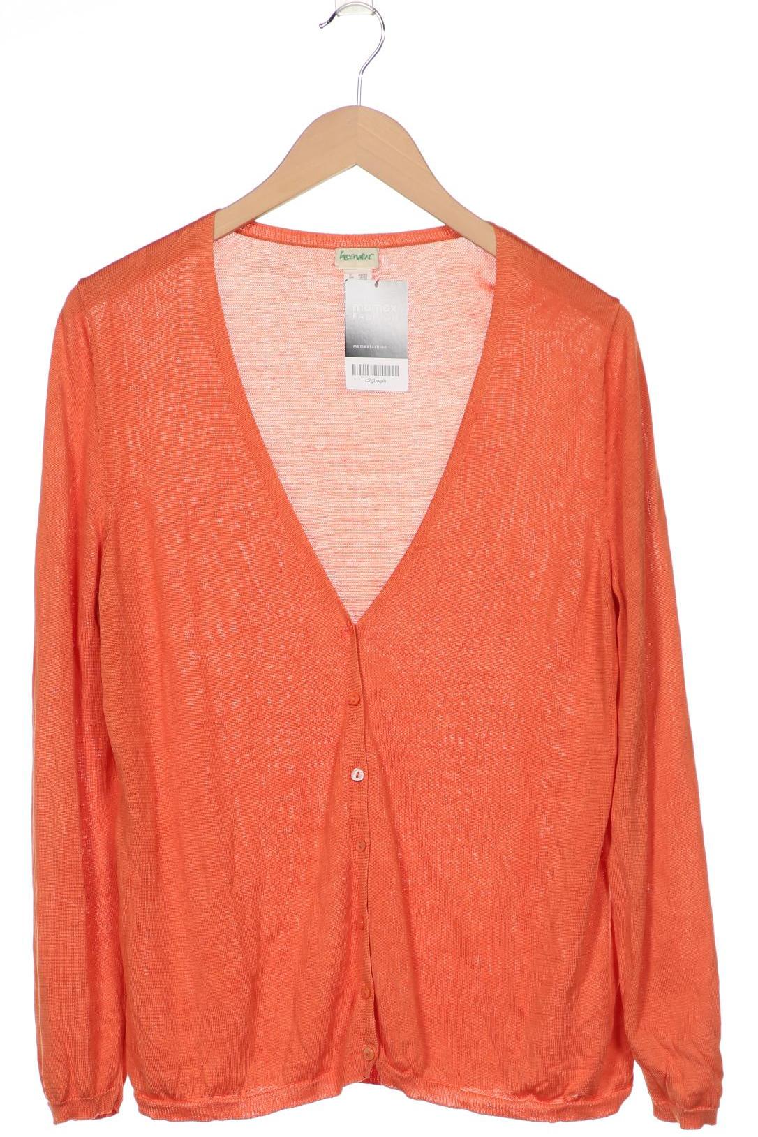 

hessnatur Damen Strickjacke, orange
