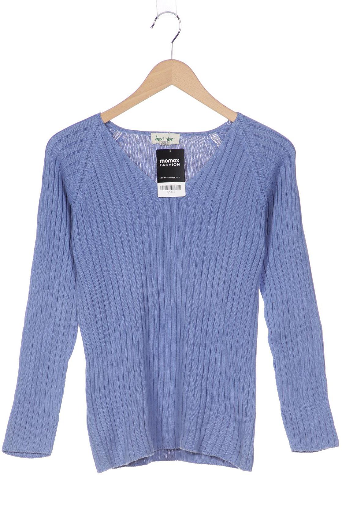 

hessnatur Damen Pullover, blau
