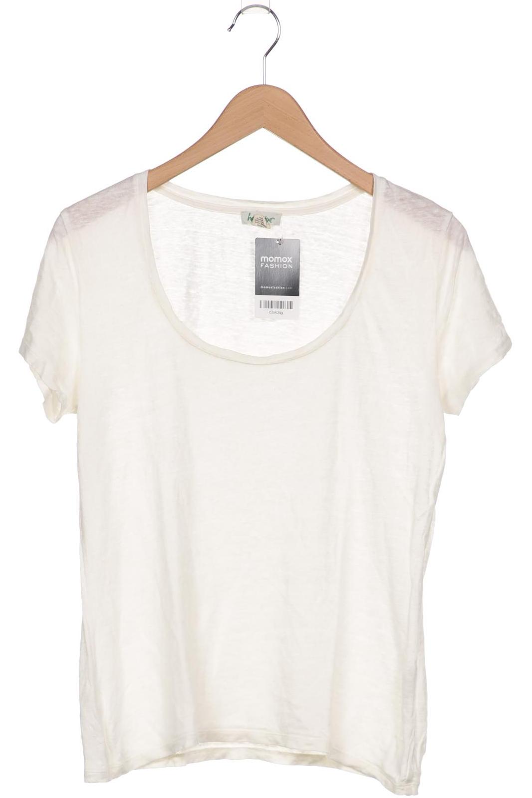 

hessnatur Damen T-Shirt, cremeweiß