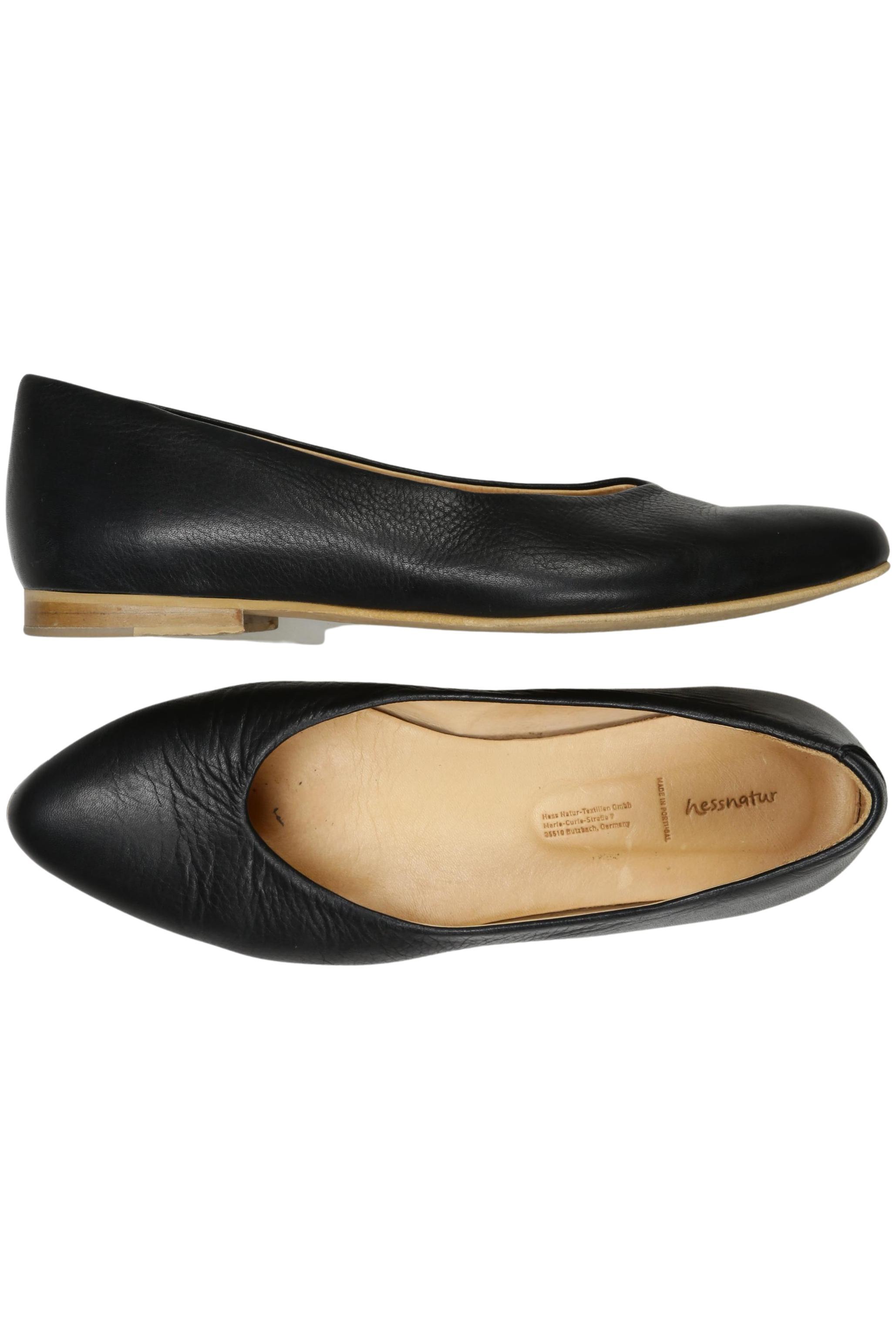 

hessnatur Damen Ballerinas, schwarz, Gr. 37
