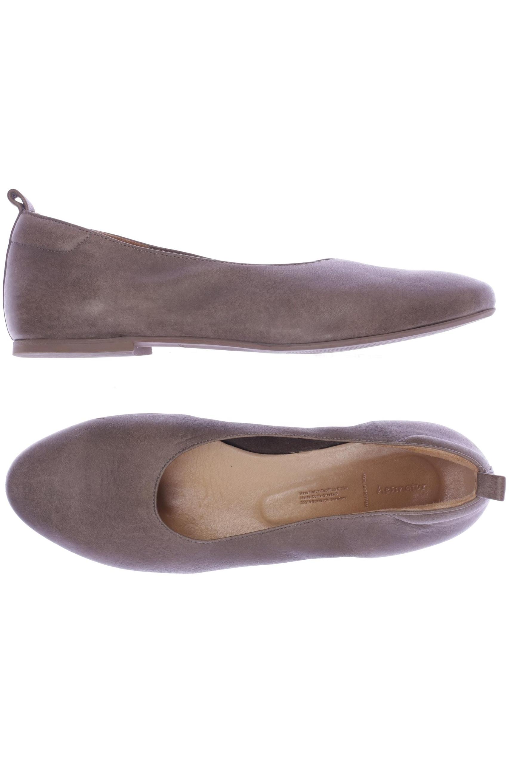 

hessnatur Damen Ballerinas, braun, Gr. 39