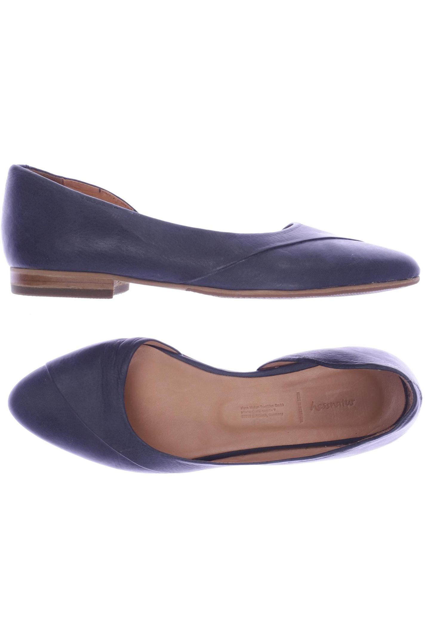 

hessnatur Damen Ballerinas, türkis, Gr. 36