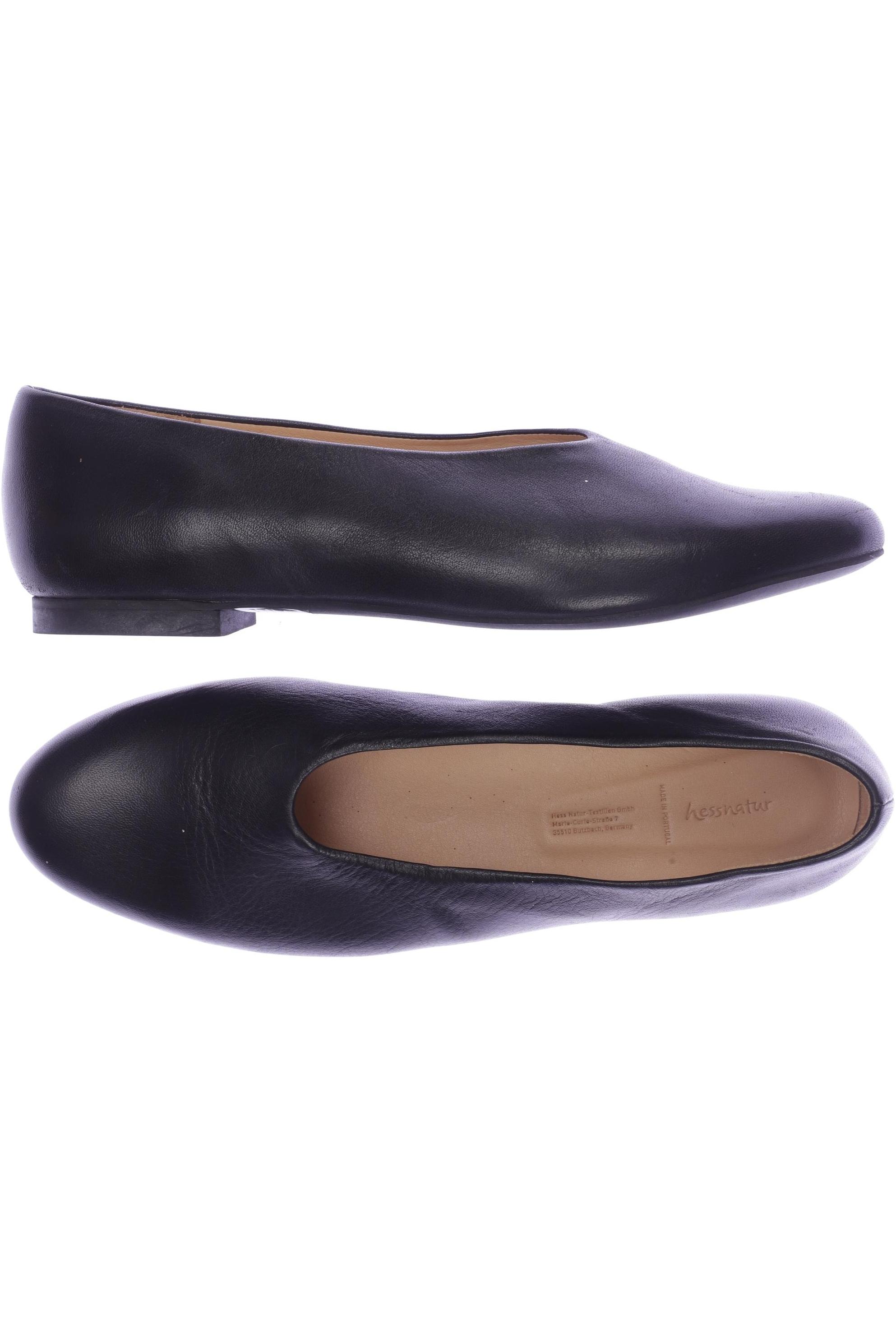 Thumbnail - hessnatur Damen Ballerinas, schwarz, Gr. 41