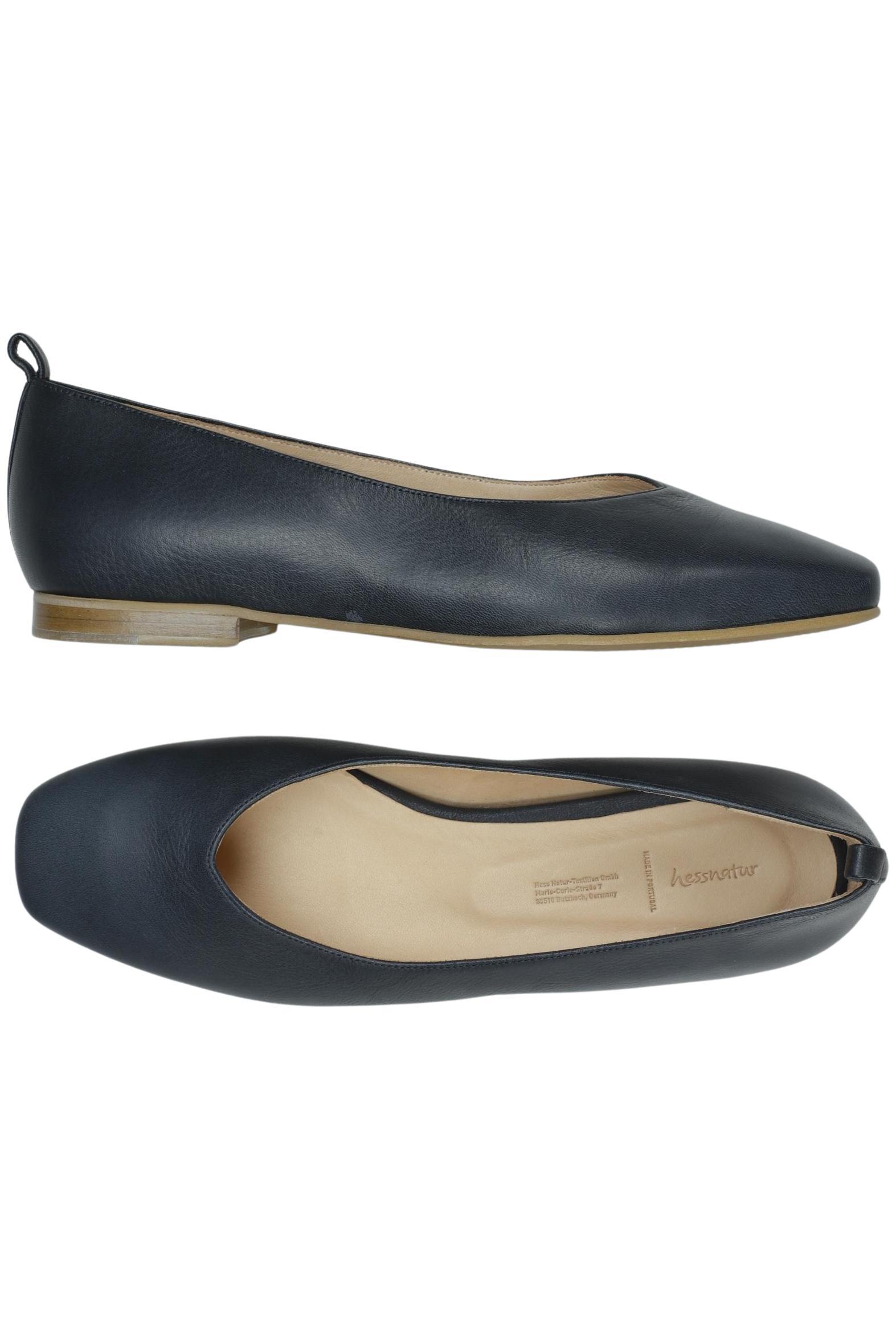 

hessnatur Damen Ballerinas, marineblau, Gr. 39