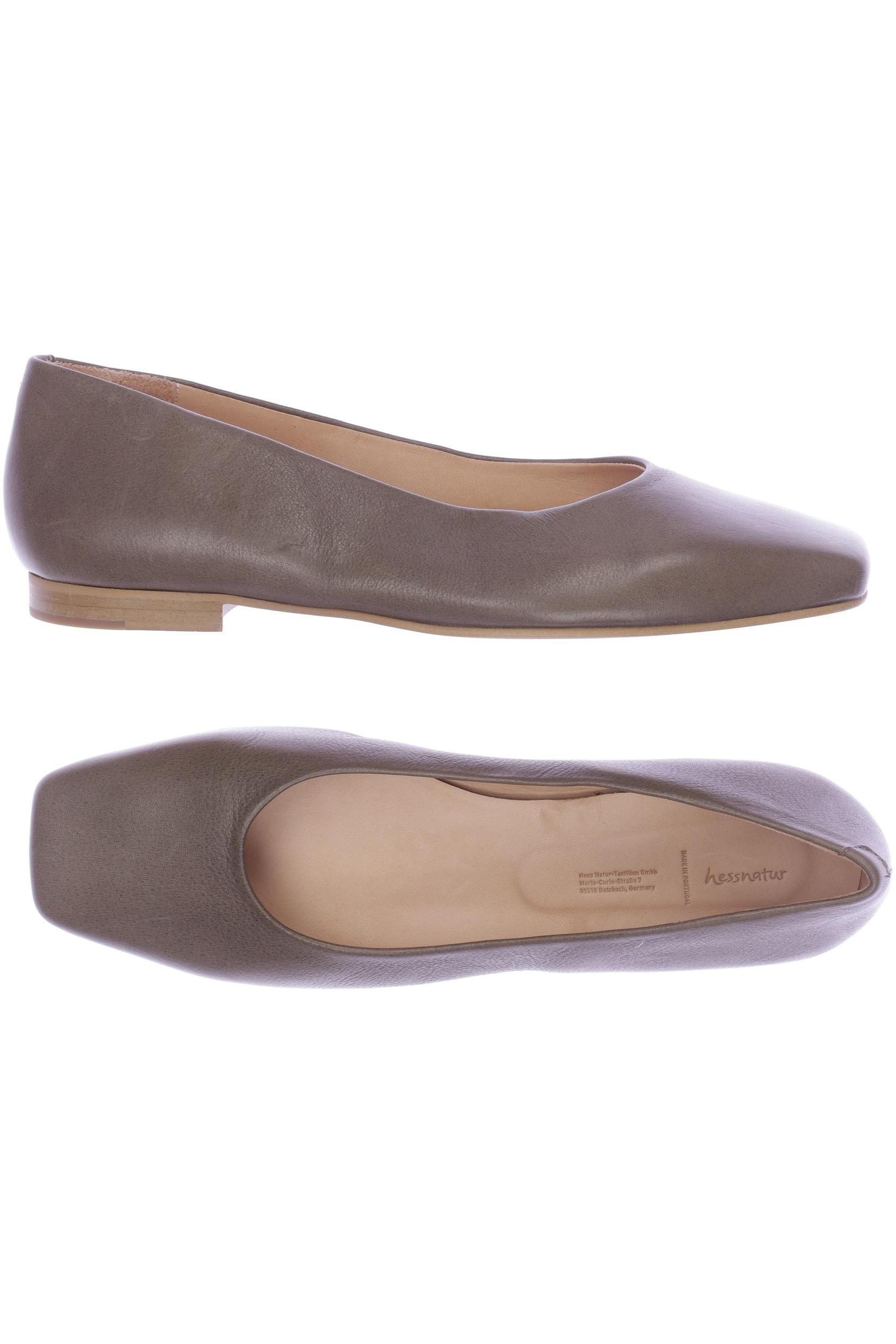 

hessnatur Damen Ballerinas, braun, Gr. 41