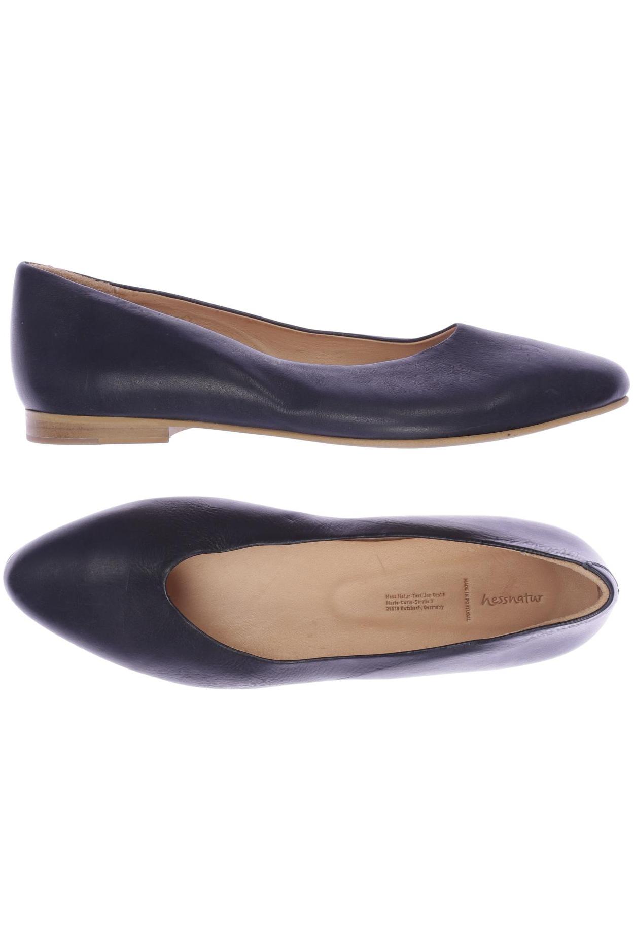 

hessnatur Damen Ballerinas, marineblau, Gr. 39
