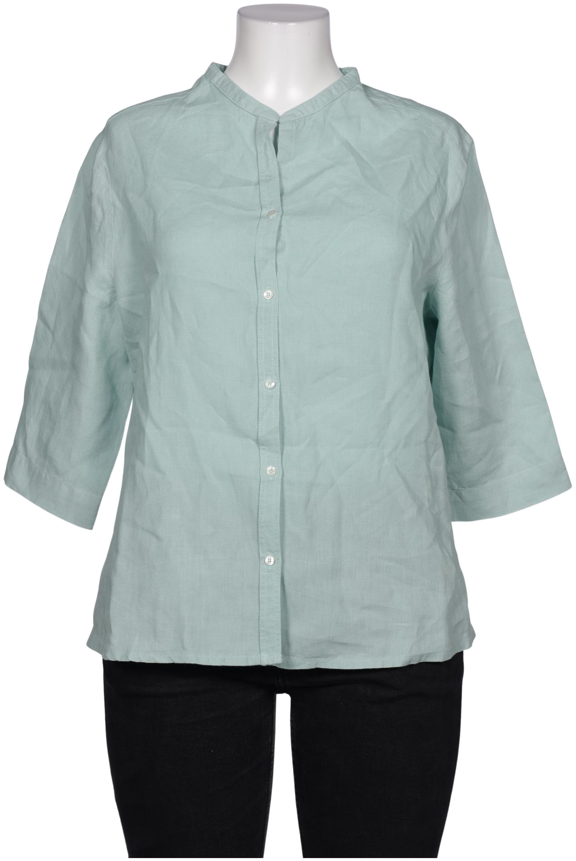 

hessnatur Damen Bluse, türkis, Gr. 42
