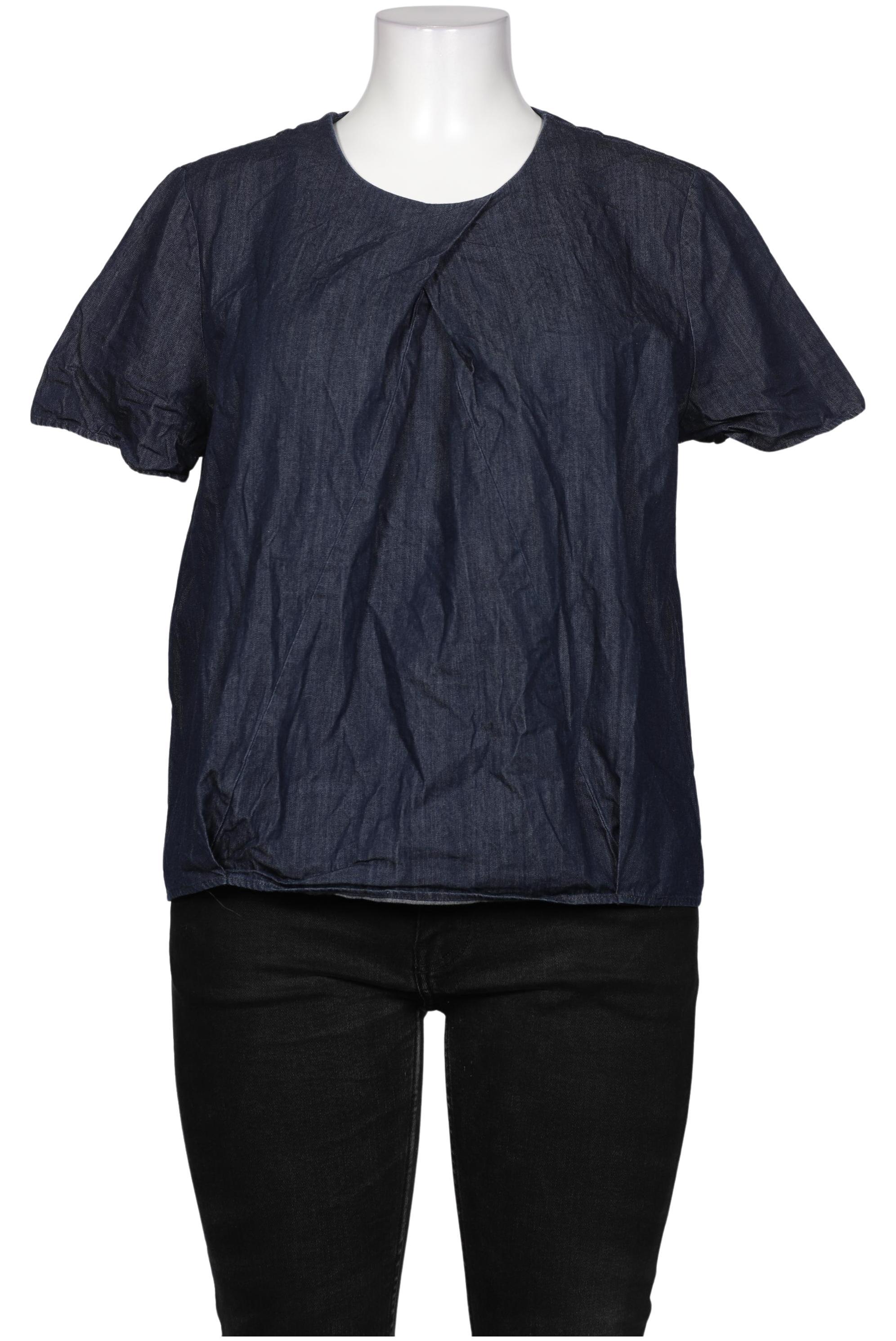 

hessnatur Damen Bluse, marineblau, Gr. 42