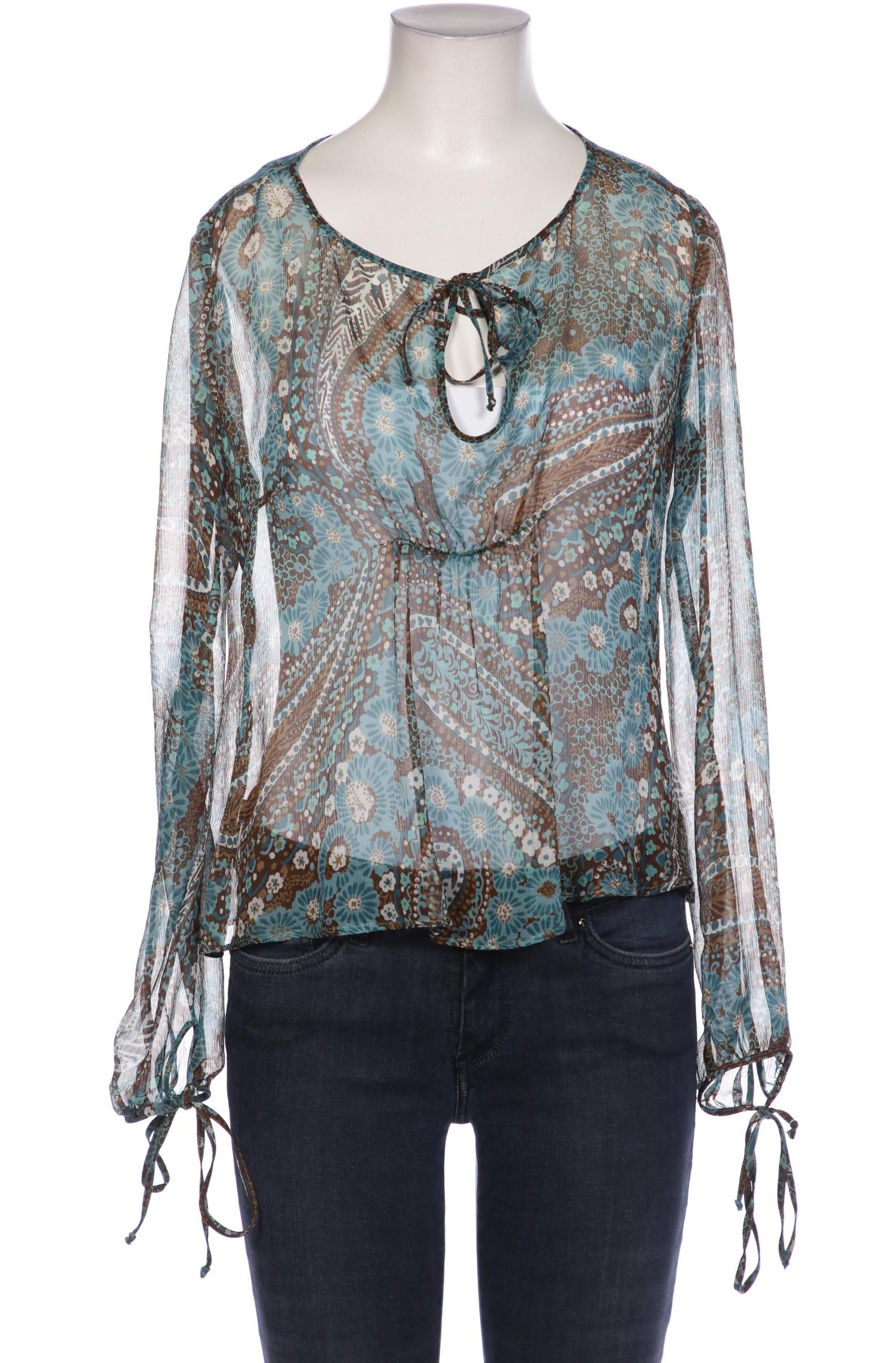 

hessnatur Damen Bluse, türkis, Gr. 36