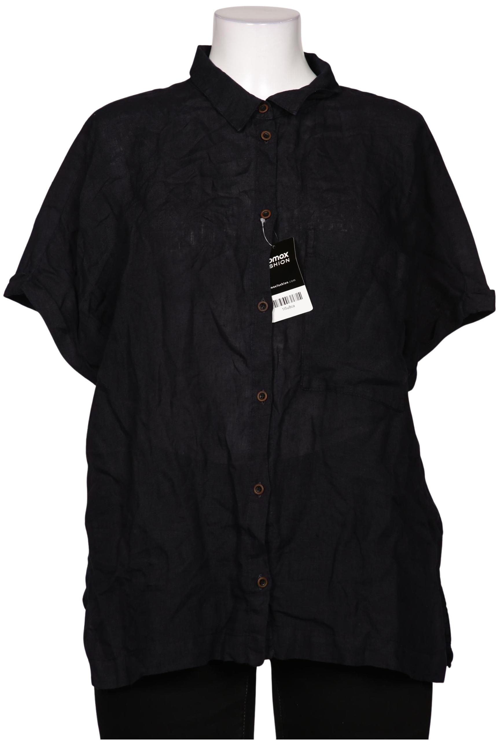 

hessnatur Damen Bluse, marineblau, Gr. 44