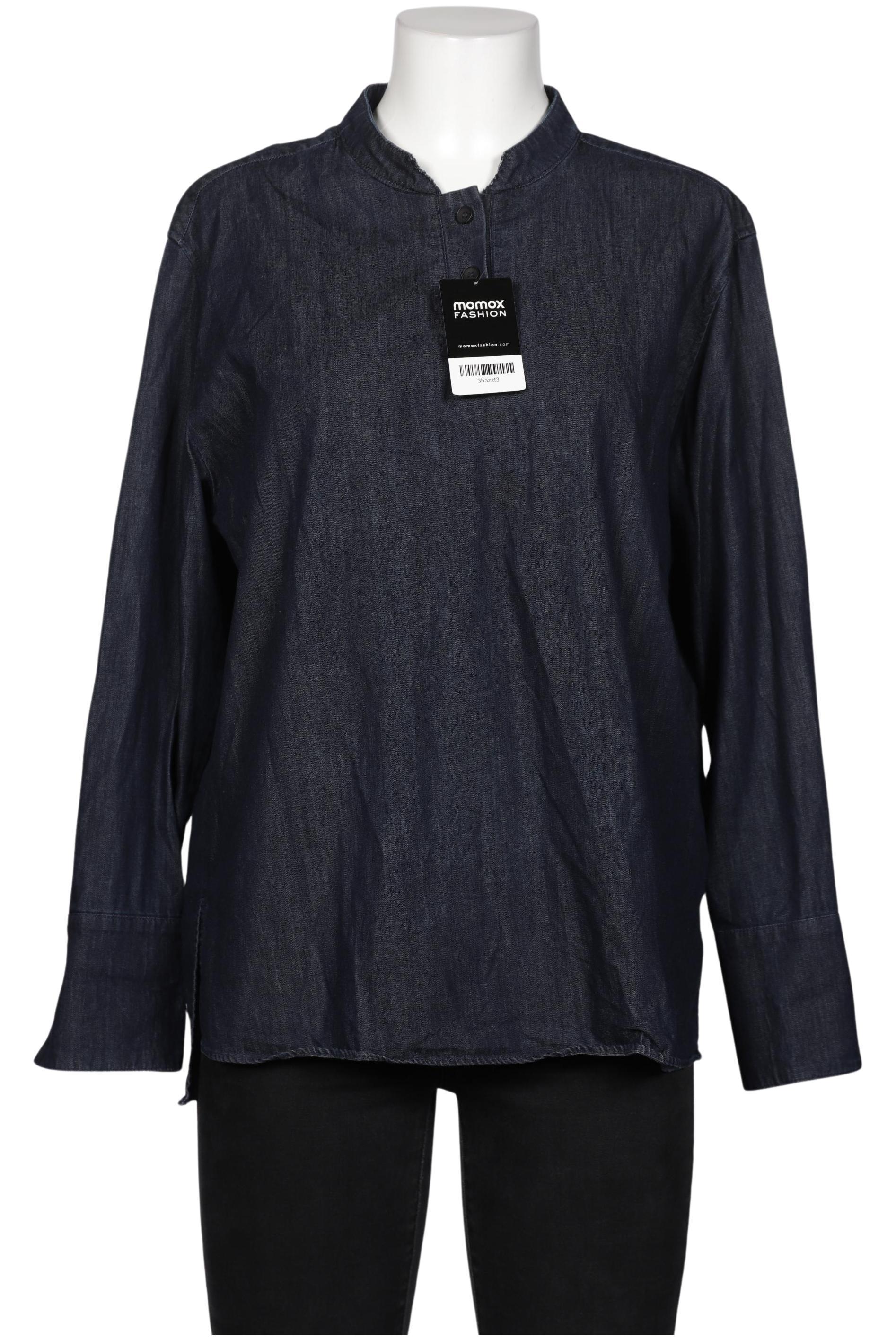 

hessnatur Damen Bluse, marineblau, Gr. 42