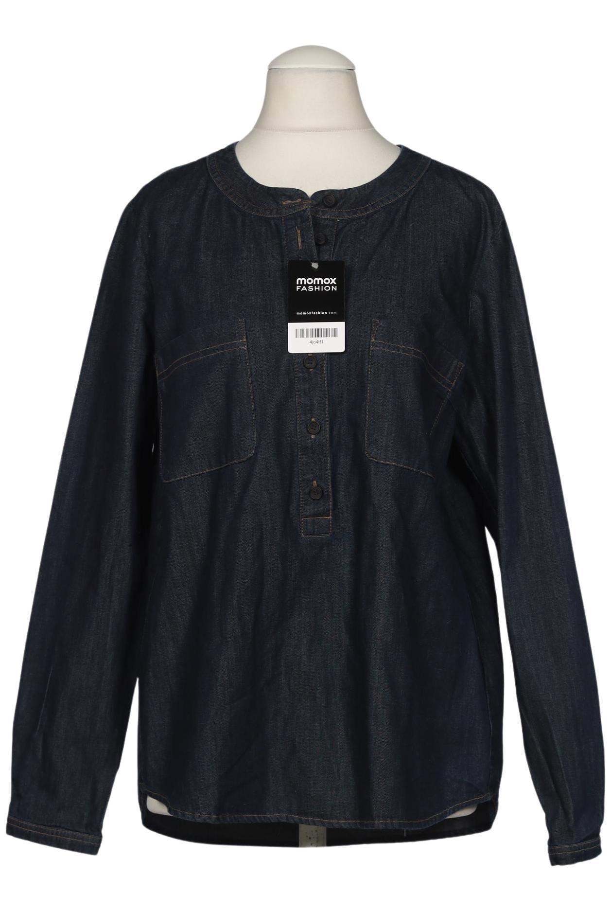 

hessnatur Damen Bluse, marineblau, Gr. 36