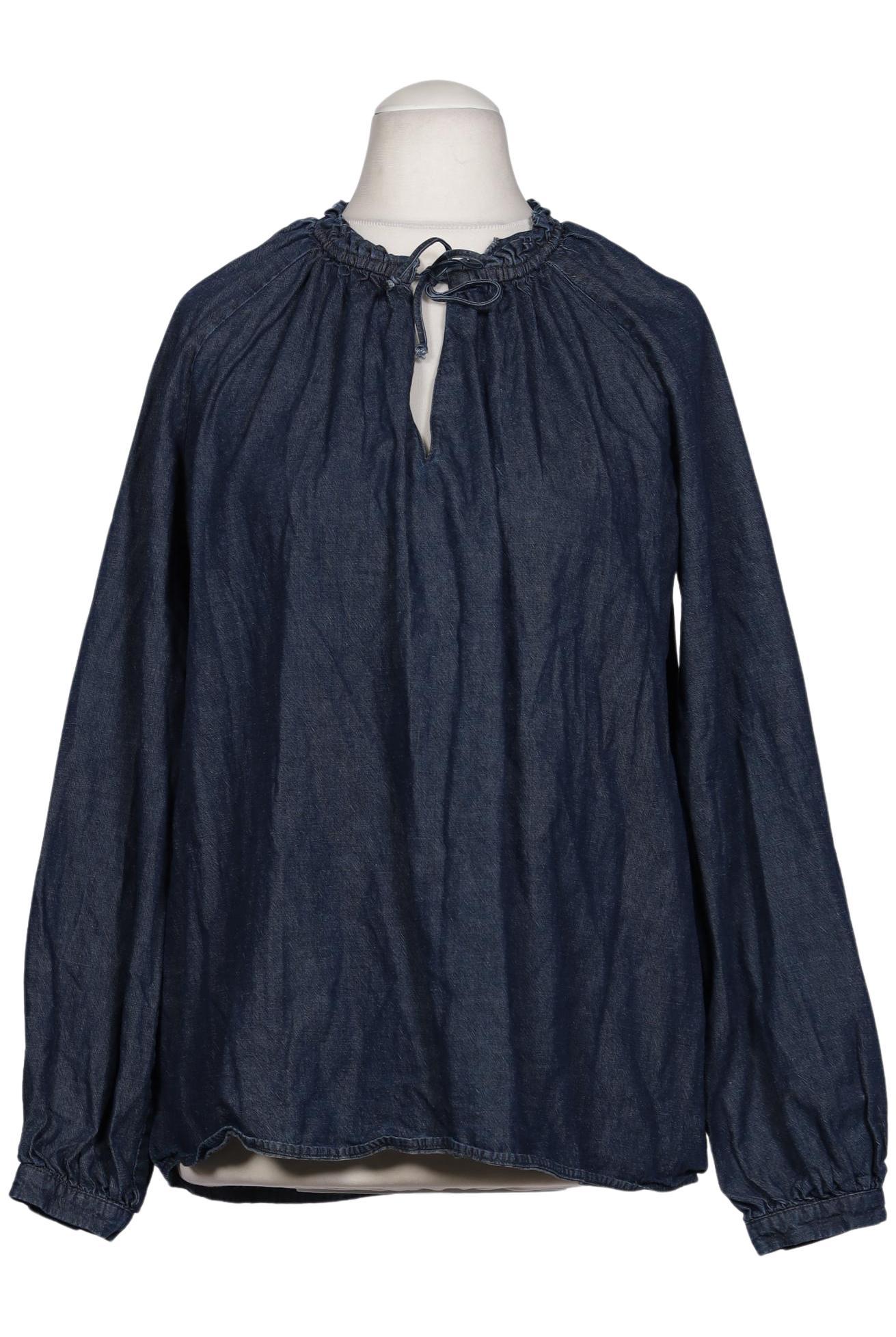 

hessnatur Damen Bluse, marineblau, Gr. 38