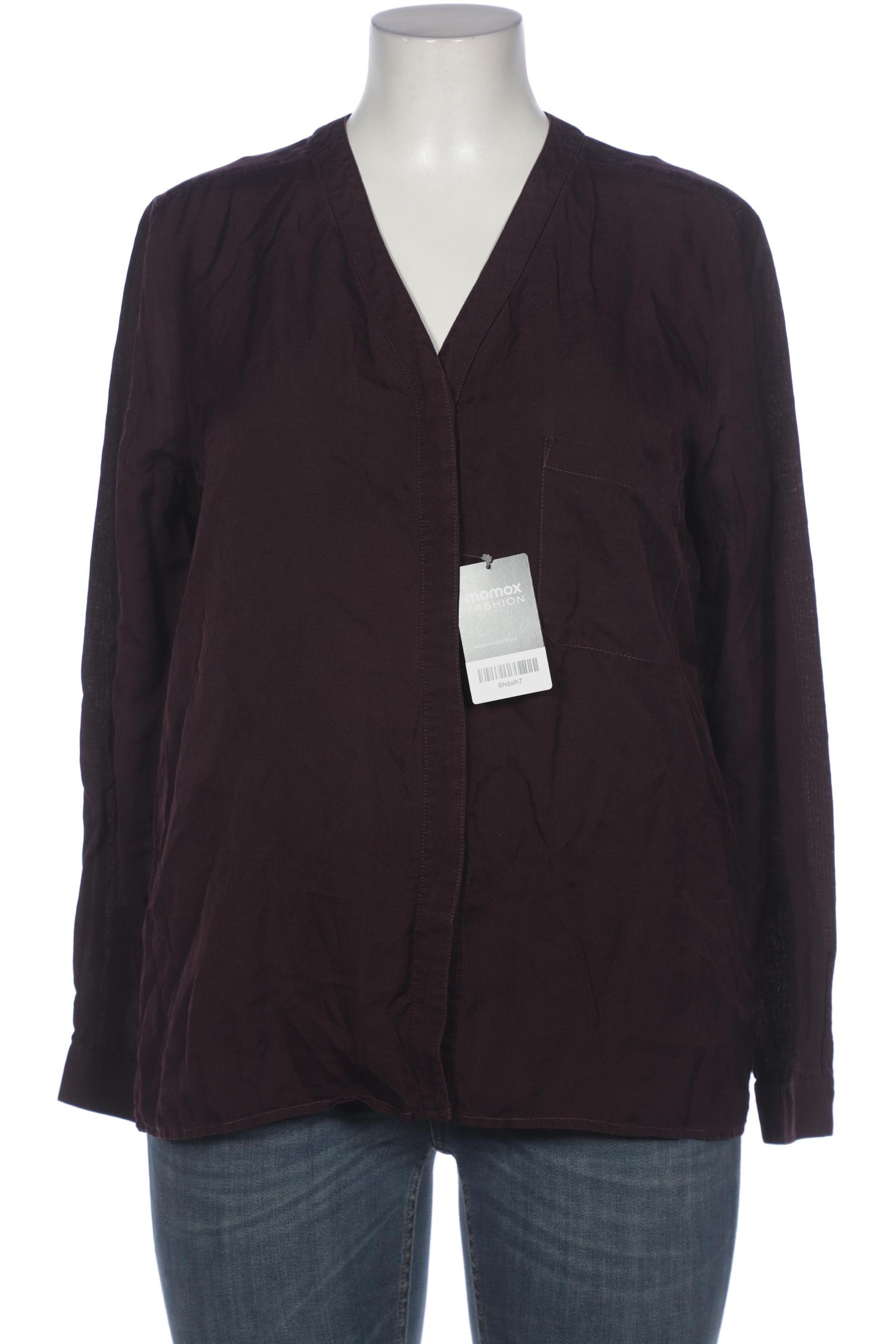 

hessnatur Damen Bluse, bordeaux, Gr. 42