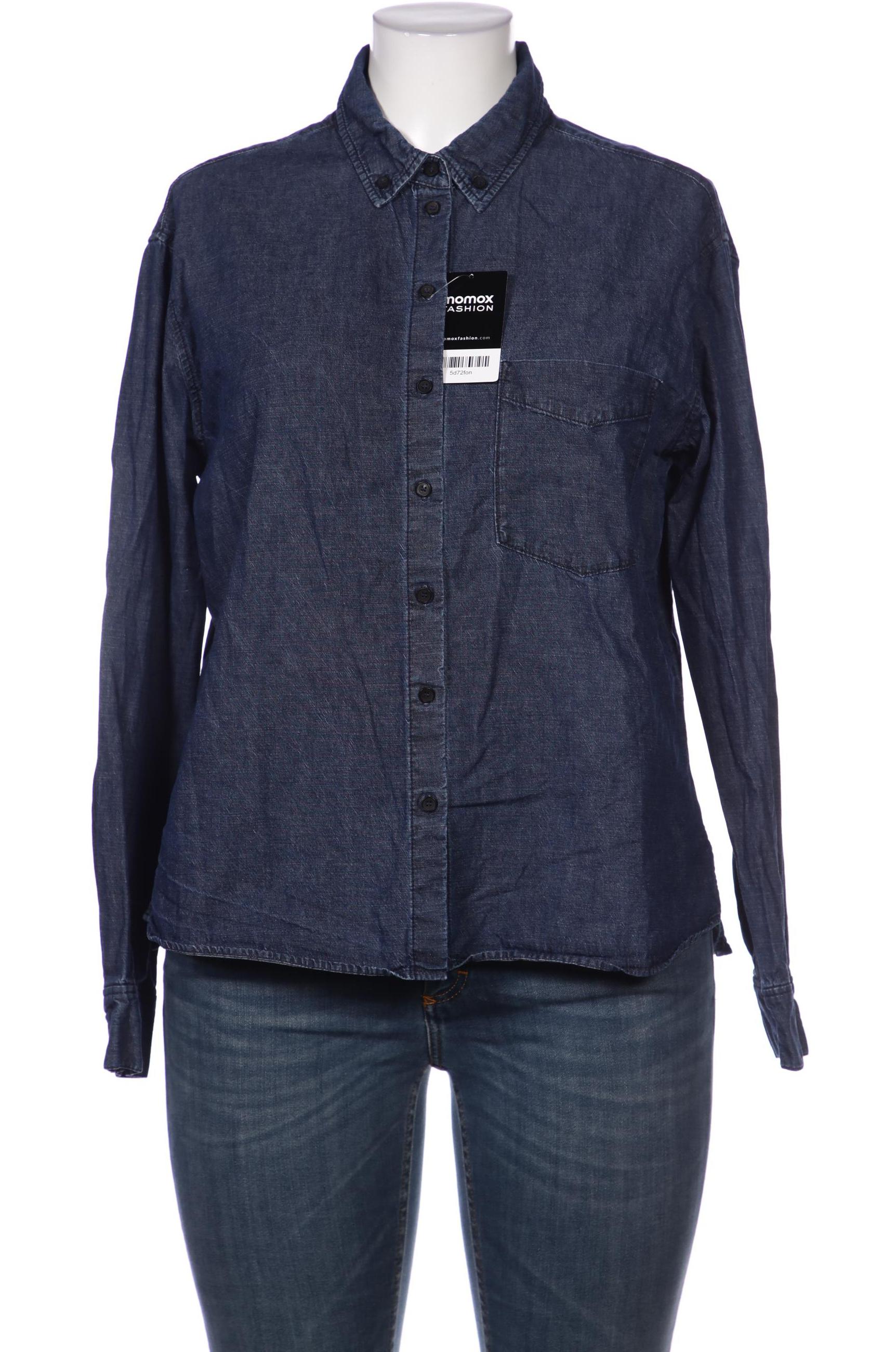 

hessnatur Damen Bluse, marineblau, Gr. 42