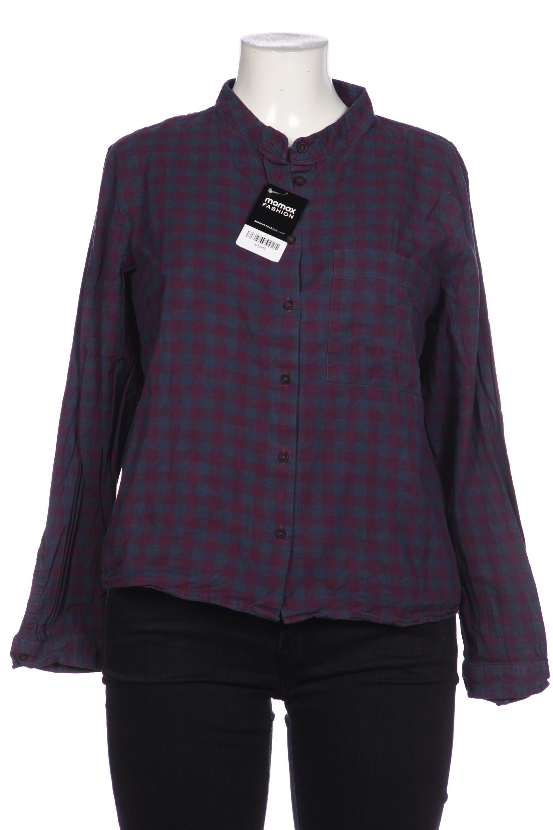 

hessnatur Damen Bluse, marineblau, Gr. 44