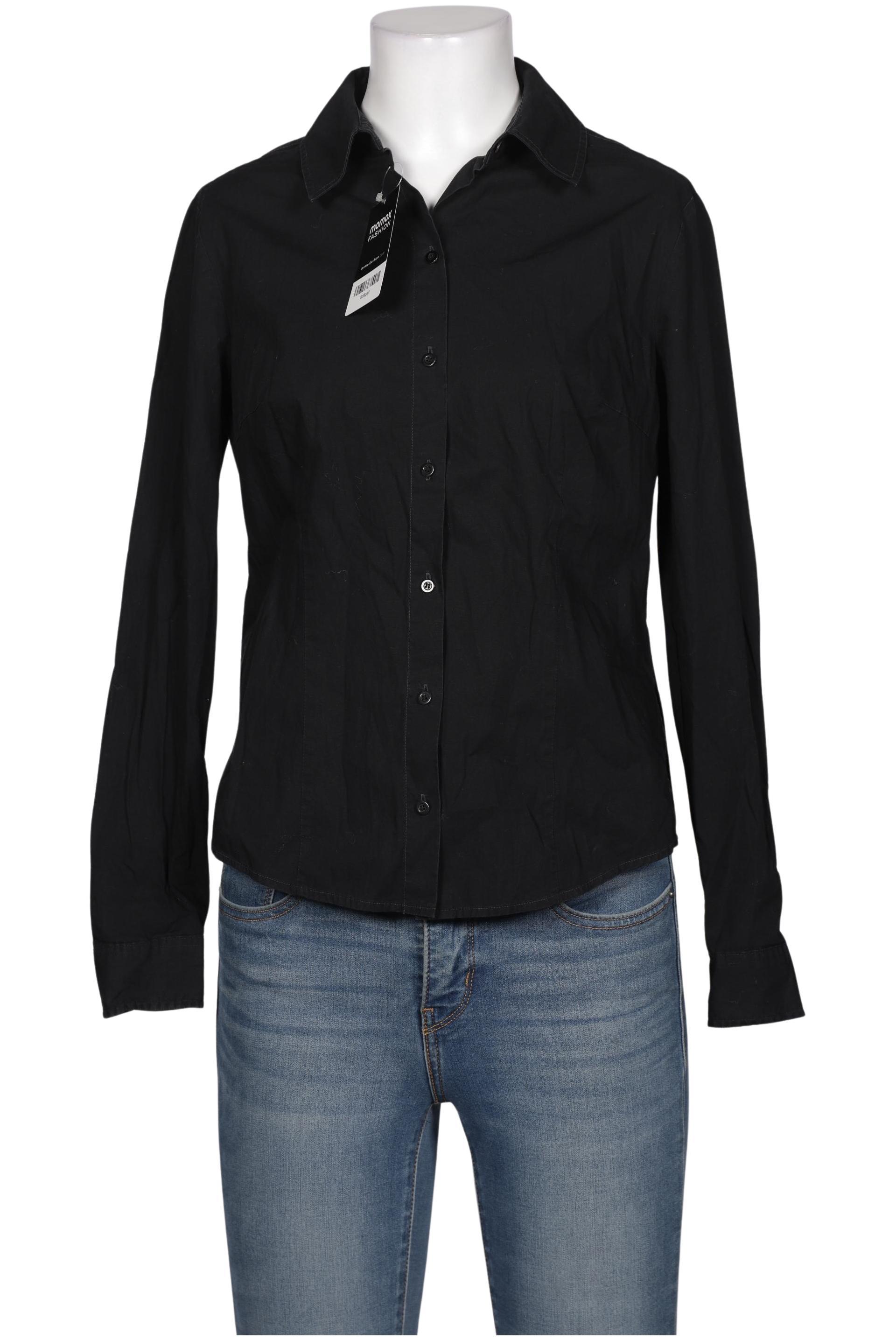 

hessnatur Damen Bluse, schwarz, Gr. 38