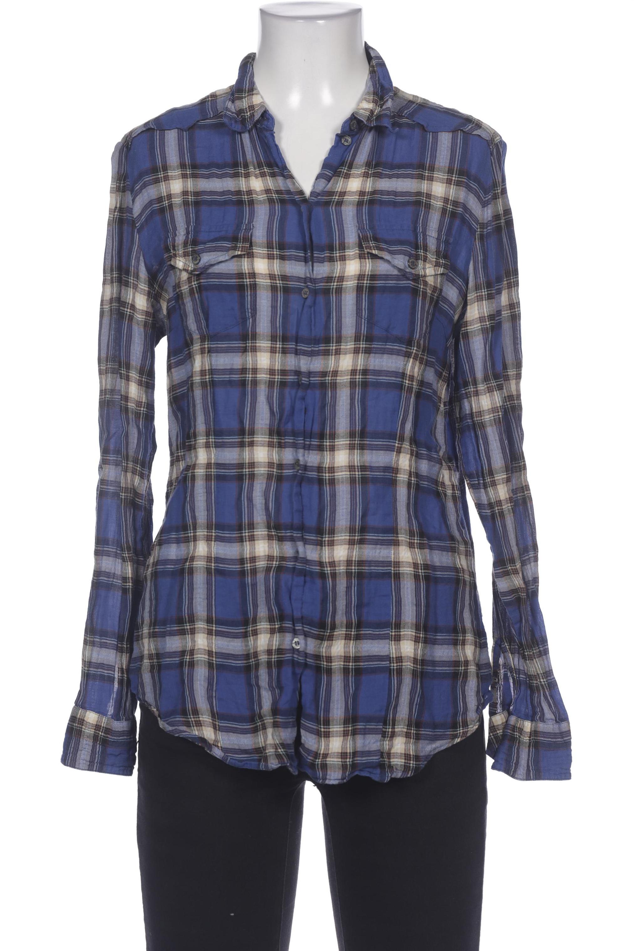 

hessnatur Damen Bluse, blau, Gr. 36
