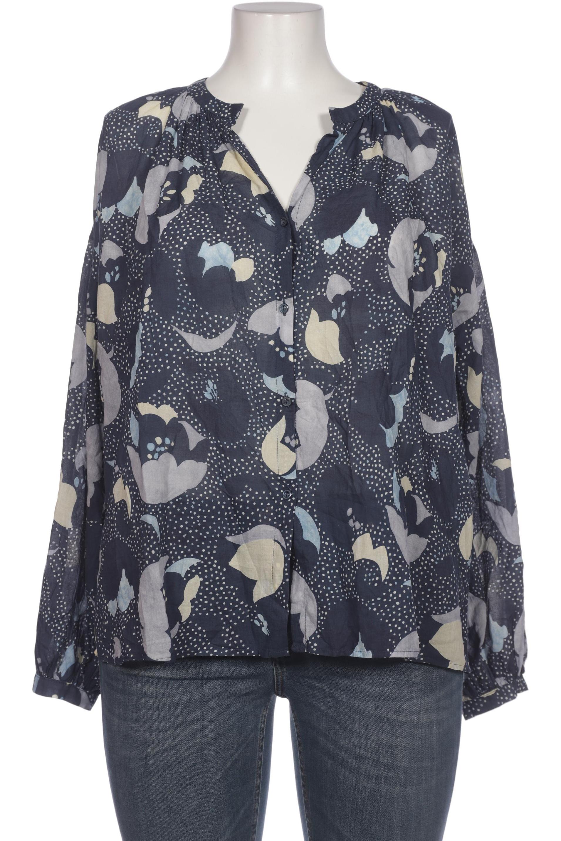 

hessnatur Damen Bluse, marineblau, Gr. 38