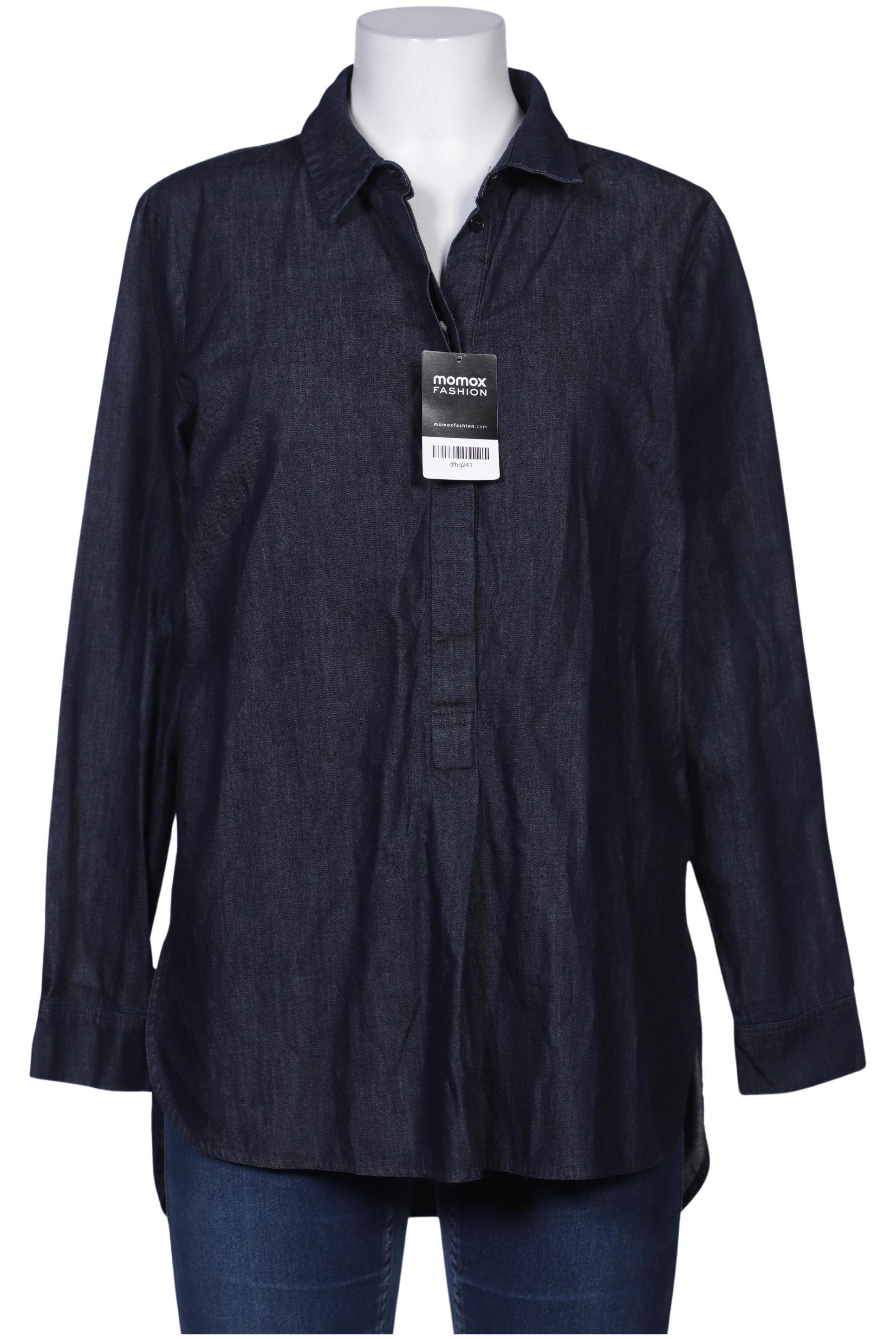 

hessnatur Damen Bluse, marineblau, Gr. 42