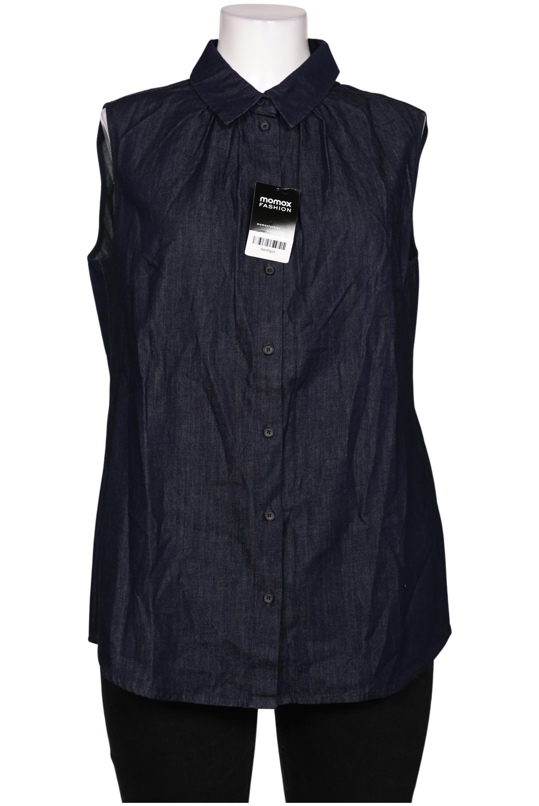 

hessnatur Damen Bluse, marineblau, Gr. 44