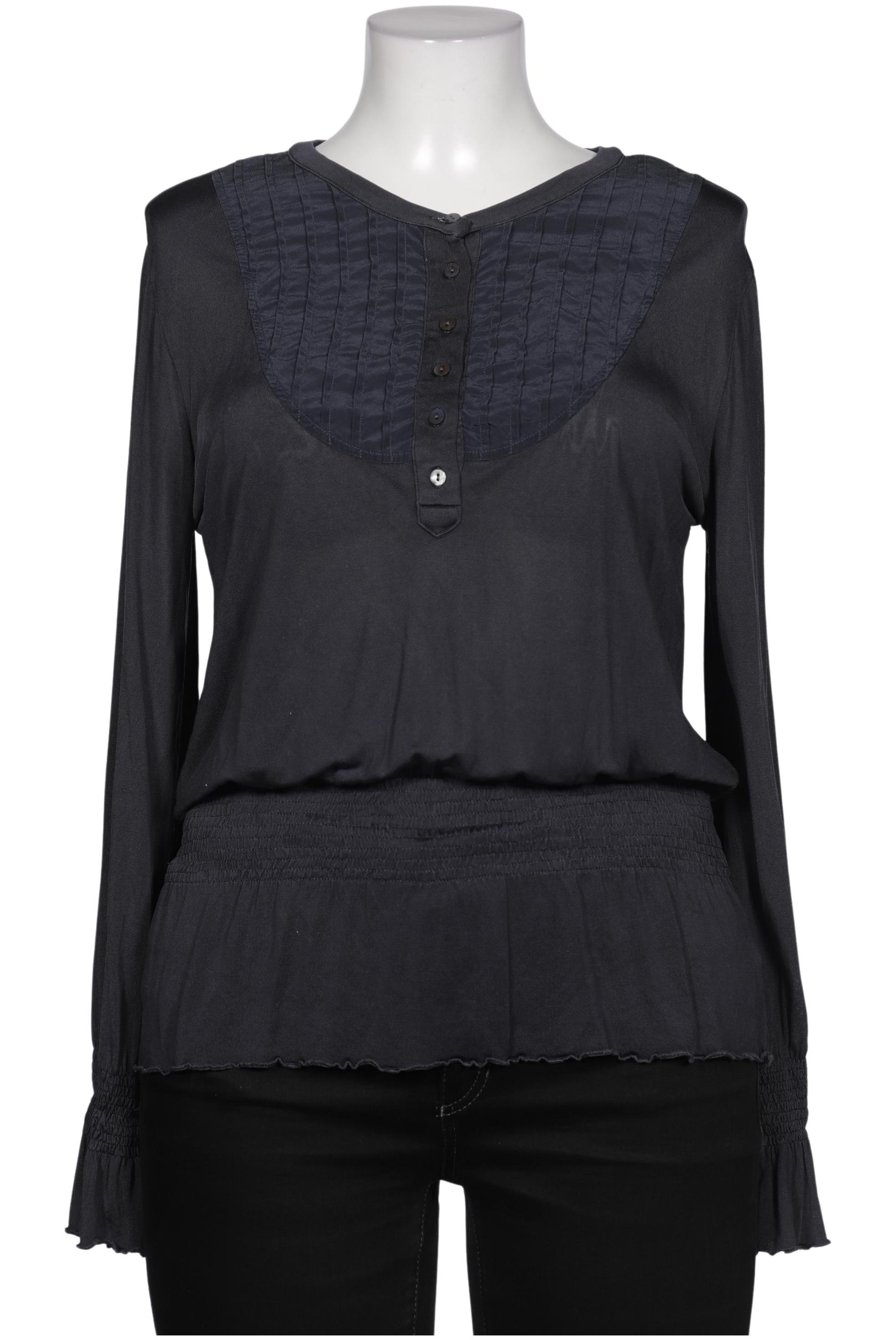 

hessnatur Damen Bluse, marineblau, Gr. 42